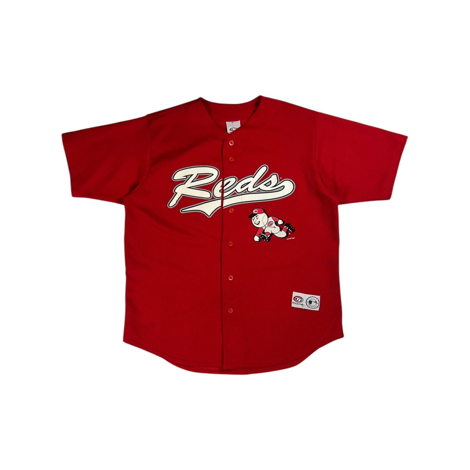 MLB × Vintage Vintage 2001 Cincinnati Reds Ken Griffey Jr. Baseball Jersey Size US XL / EU 56 / 4 - 1 Thumbnail