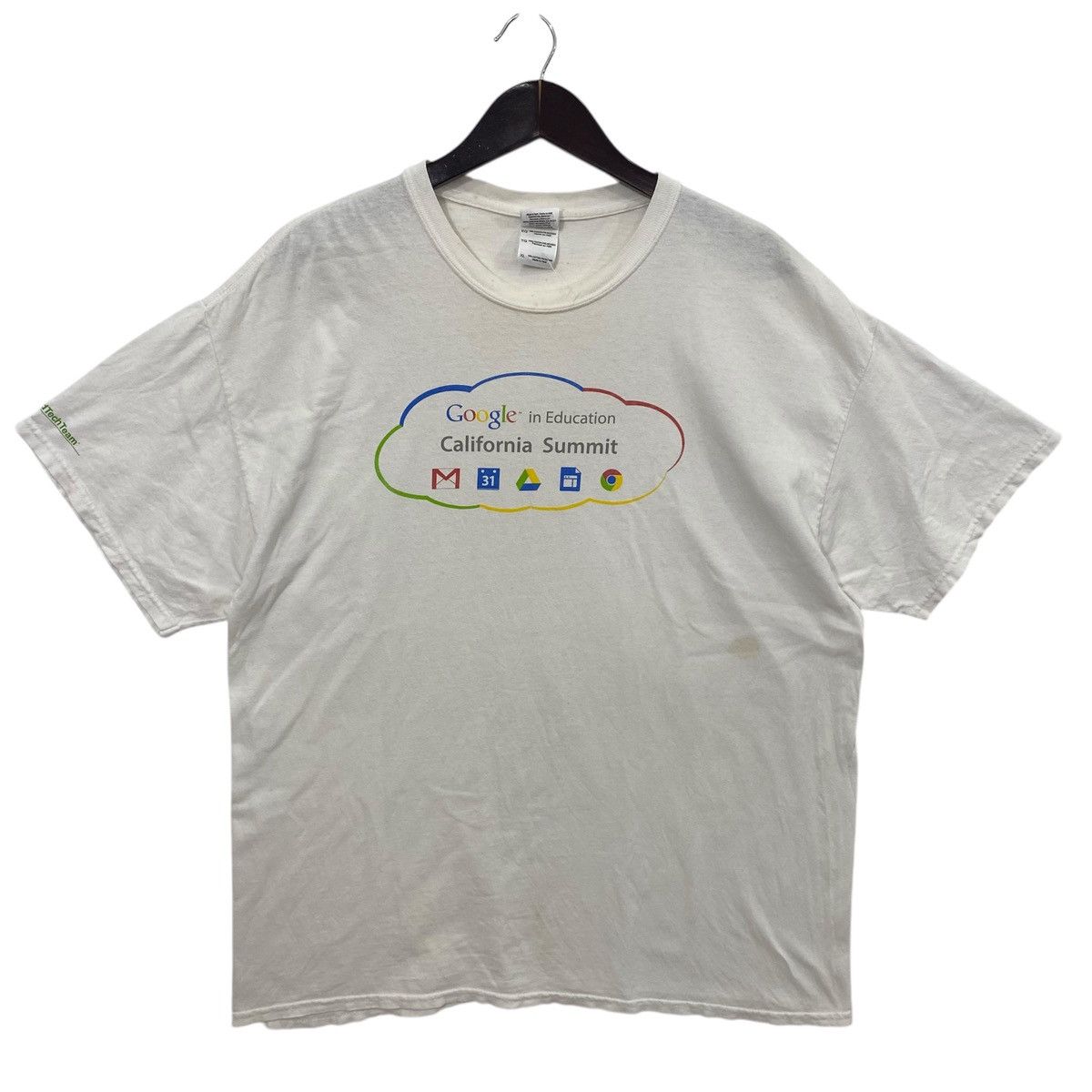 Microsoft 💥VINTAGE GOOGLE education Tech team California tee shirt Size US XL / EU 56 / 4 - 1 Thumbnail