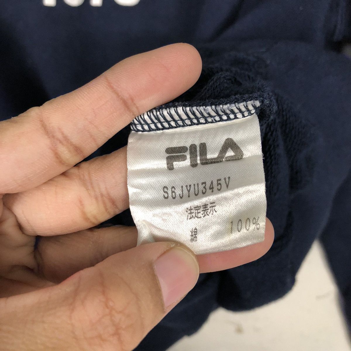 Fila × Japanese Brand 📌 Vintage Sweatshirt Fila Italia Big Logo Spell Out Design Size US L / EU 52-54 / 3 - 15 Thumbnail