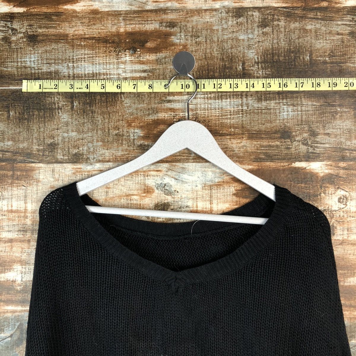 Japanese Brand Antique Black faded Knitwear #A1341 Size L / US 10 / IT 46 - 4 Thumbnail