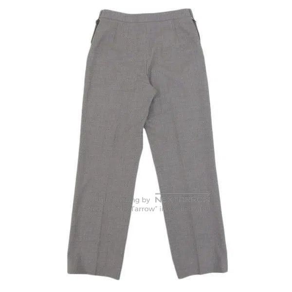 Hermes Hermes Margiela Era Leather Wool Grey Size 26" / US 2 / IT 38 - 2 Thumbnail