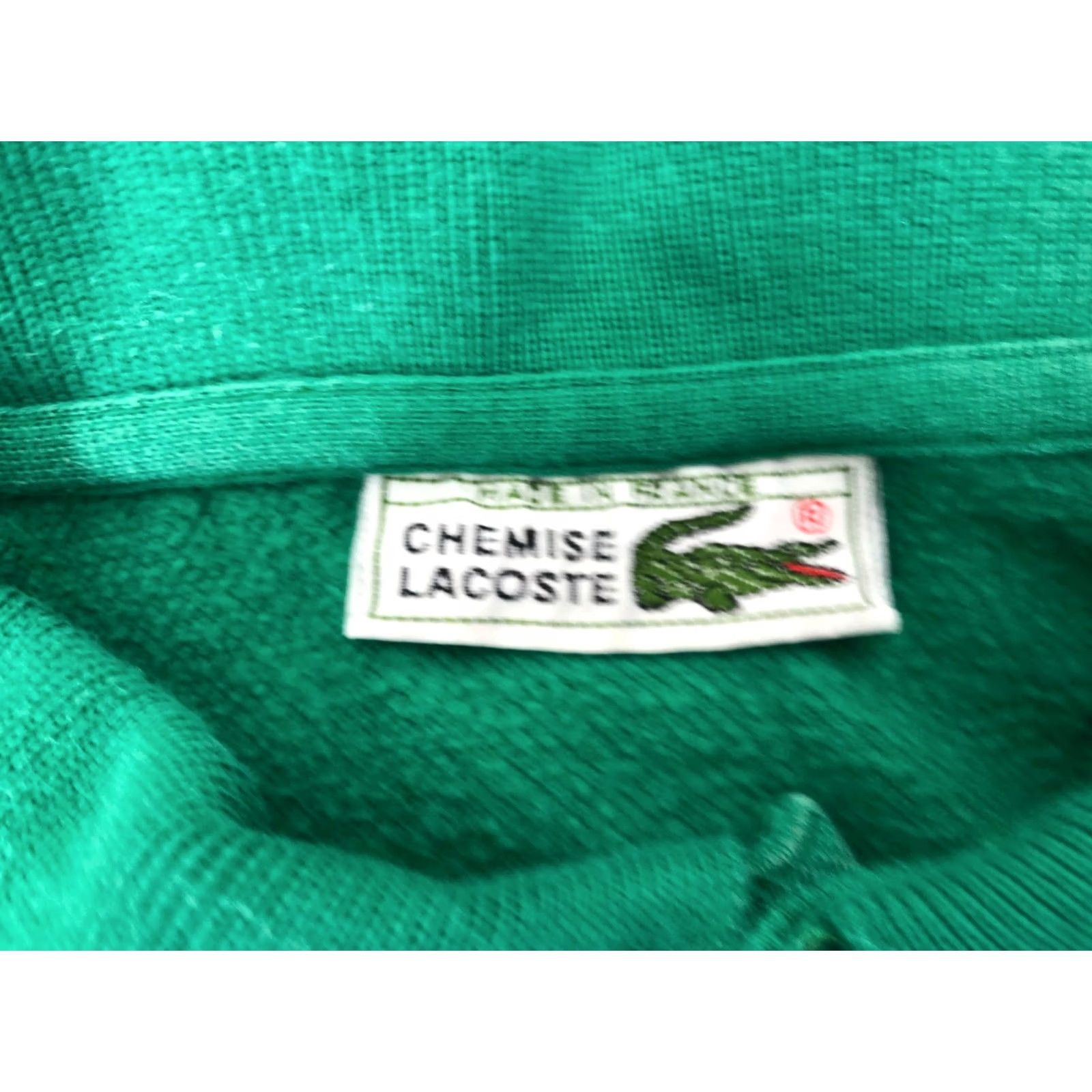 Lacoste Lacoste Chemise Polo Shirt Men Size 4 Green Long Sleeve Cotton Size US S / EU 44-46 / 1 - 7 Thumbnail