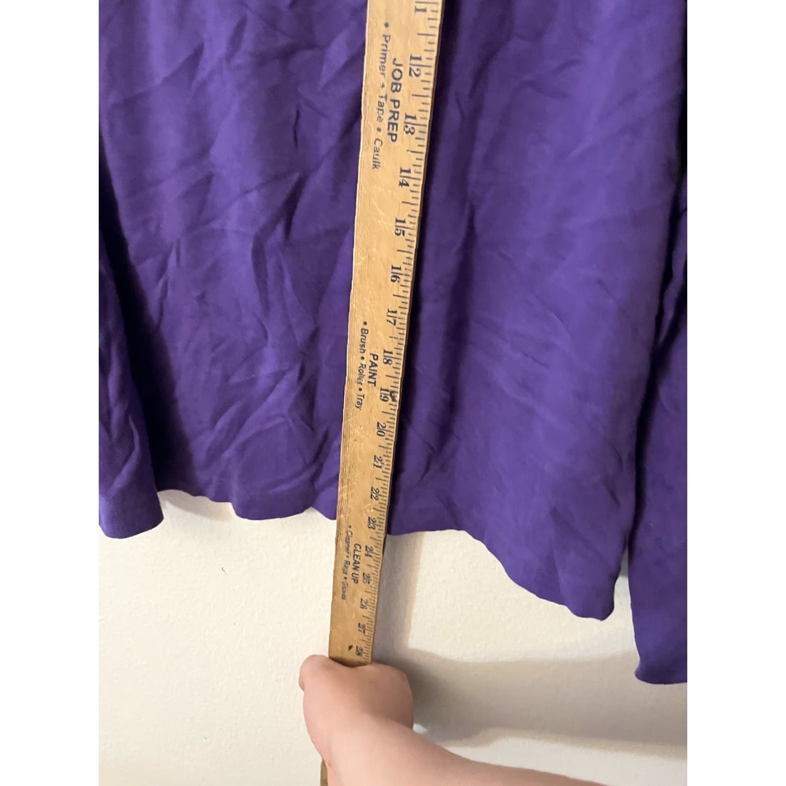 Isaac Mizrahi Isaac Mizrahi Live! Pullover in Soft Purple V-Neck Button Knit Cotton Blend Long Sleeve L Purple Womens Sweater Size L / US 10 / IT 46 - 4 Thumbnail