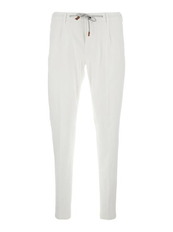 Eleventy ELEVENTY Men Straight Pants X75PANB21TET0K00501 White Size US 36 / EU 52 - 1 Thumbnail