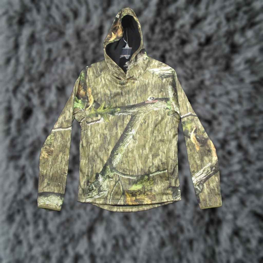 Vintage Mossy Oak Pullover Hoodie Mens Small Camo Country Roots Hooded Hunting Outdoors Size US S / EU 44-46 / 1 - 1 Thumbnail