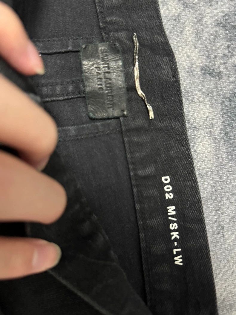 Saint Laurent Paris Saint Laurent Paris 15ss Show Denim Jeans with Destroyed F Size US 28 / EU 44 - 5 Thumbnail