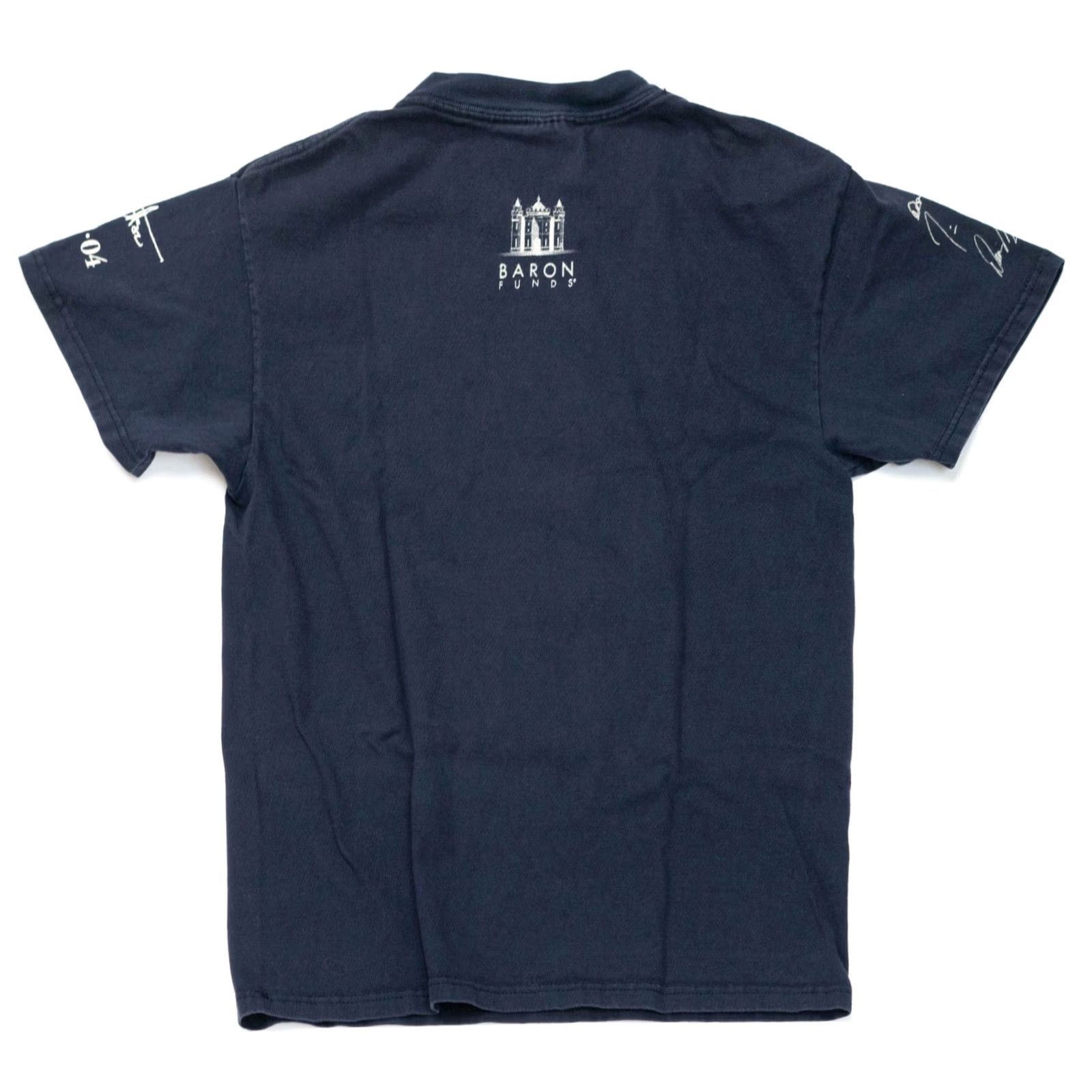 Hanes VINTAGE Hanes Beefy-T T-Shirt Men's Blue 2000s 2004 Empire State Trading Barons Funds Art Sports USA Logo Crew Neck Short Sleeve M Size US M / EU 48-50 / 2 - 2 Thumbnail