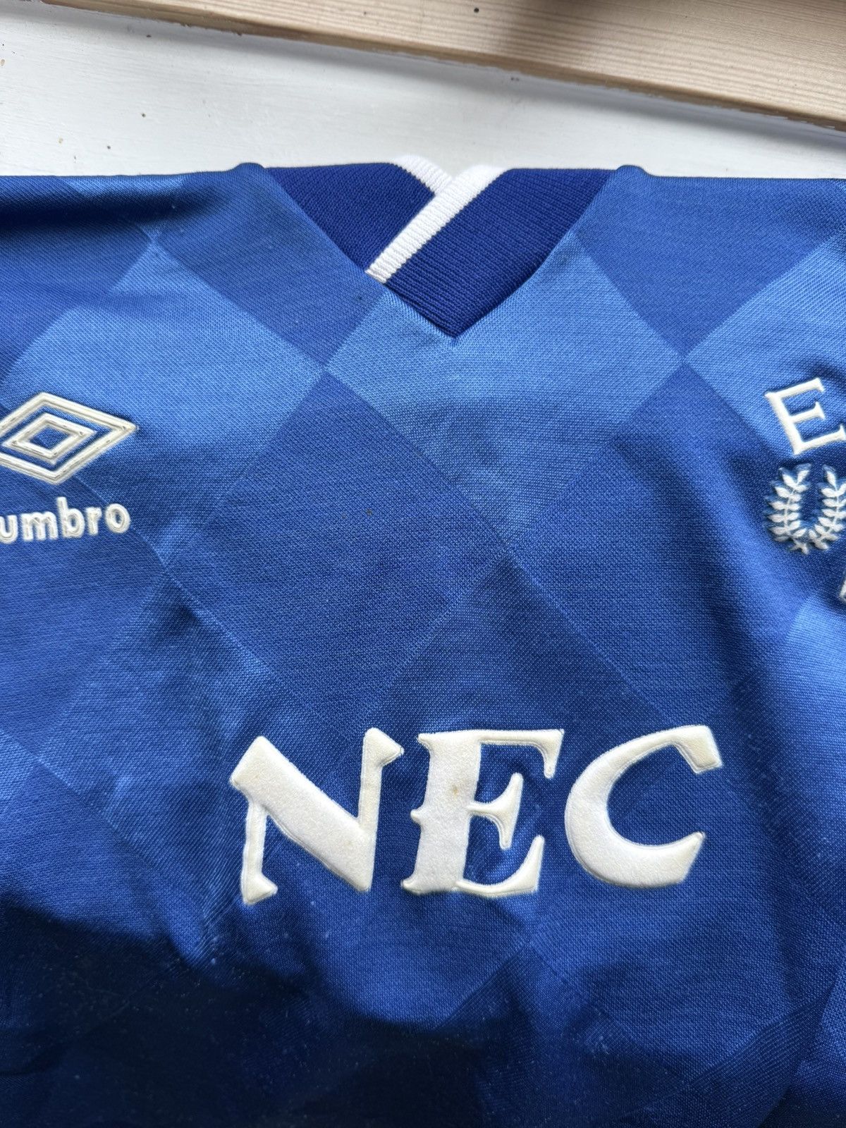 Umbro Everton FC 1986 Vintage Soccer Jersey Football Kit Size US M / EU 48-50 / 2 - 4 Thumbnail