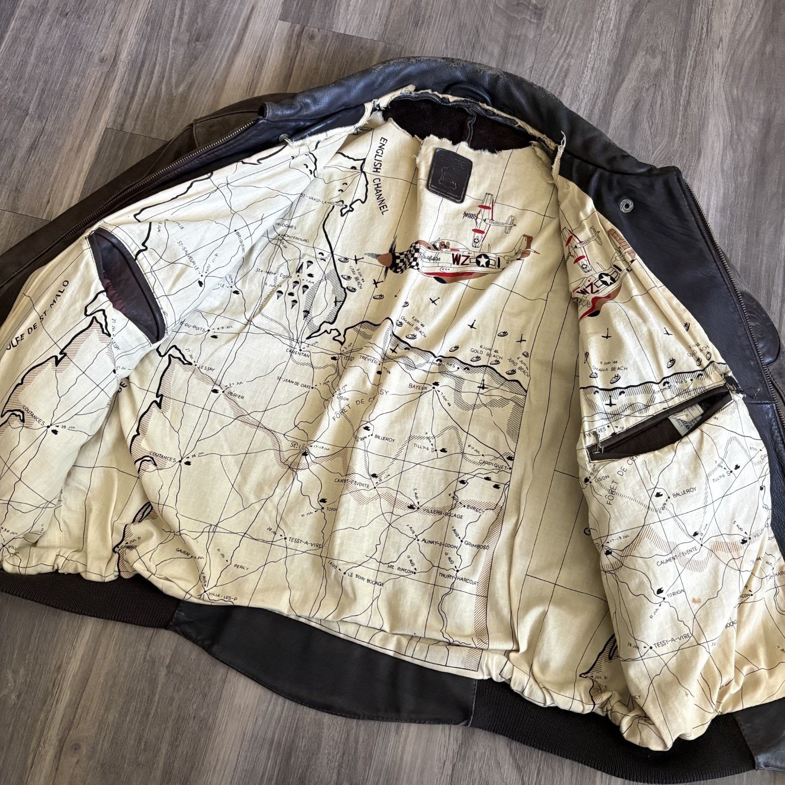 Hein Gericke × Vintage Vintage 1980s Hein Gericke Leather Bomber Jacket Size L Size US L / EU 52-54 / 3 - 3 Thumbnail
