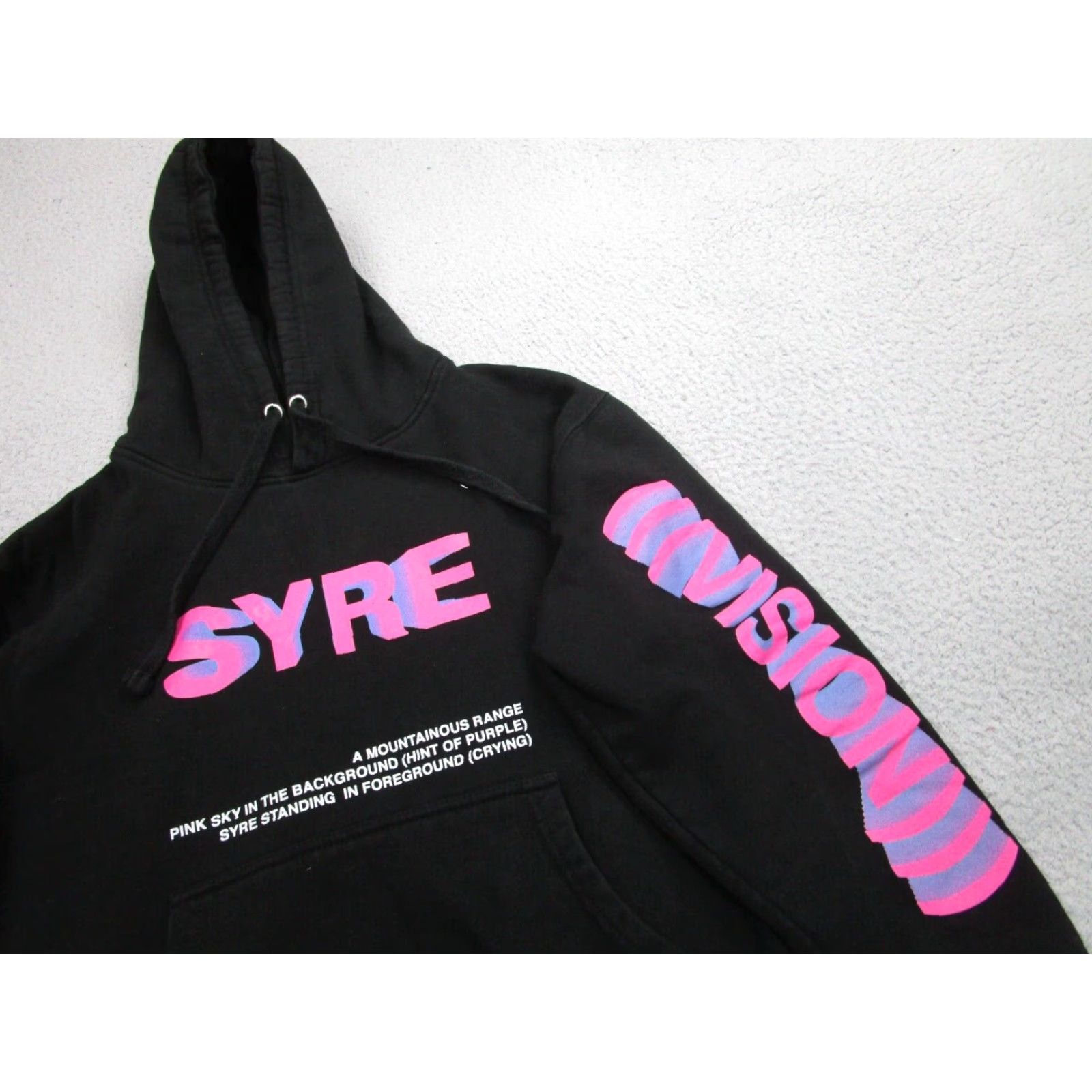 Msftsrep MSFTSrep Hoodie Mens Small Fleece Black Pullover Streetwear SYRE VISION Jaden Smith Size US S / EU 44-46 / 1 - 3 Thumbnail