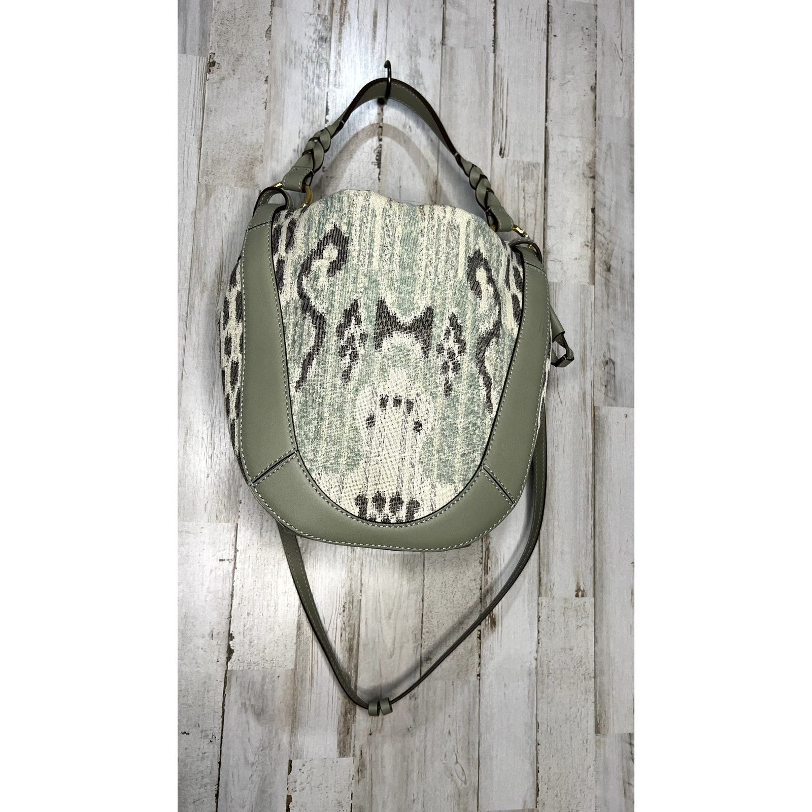Ulla Johnson Ulla Johnson Women's Canvas & Leather Shoulder Bag Pattern Size ONE SIZE - 4 Thumbnail