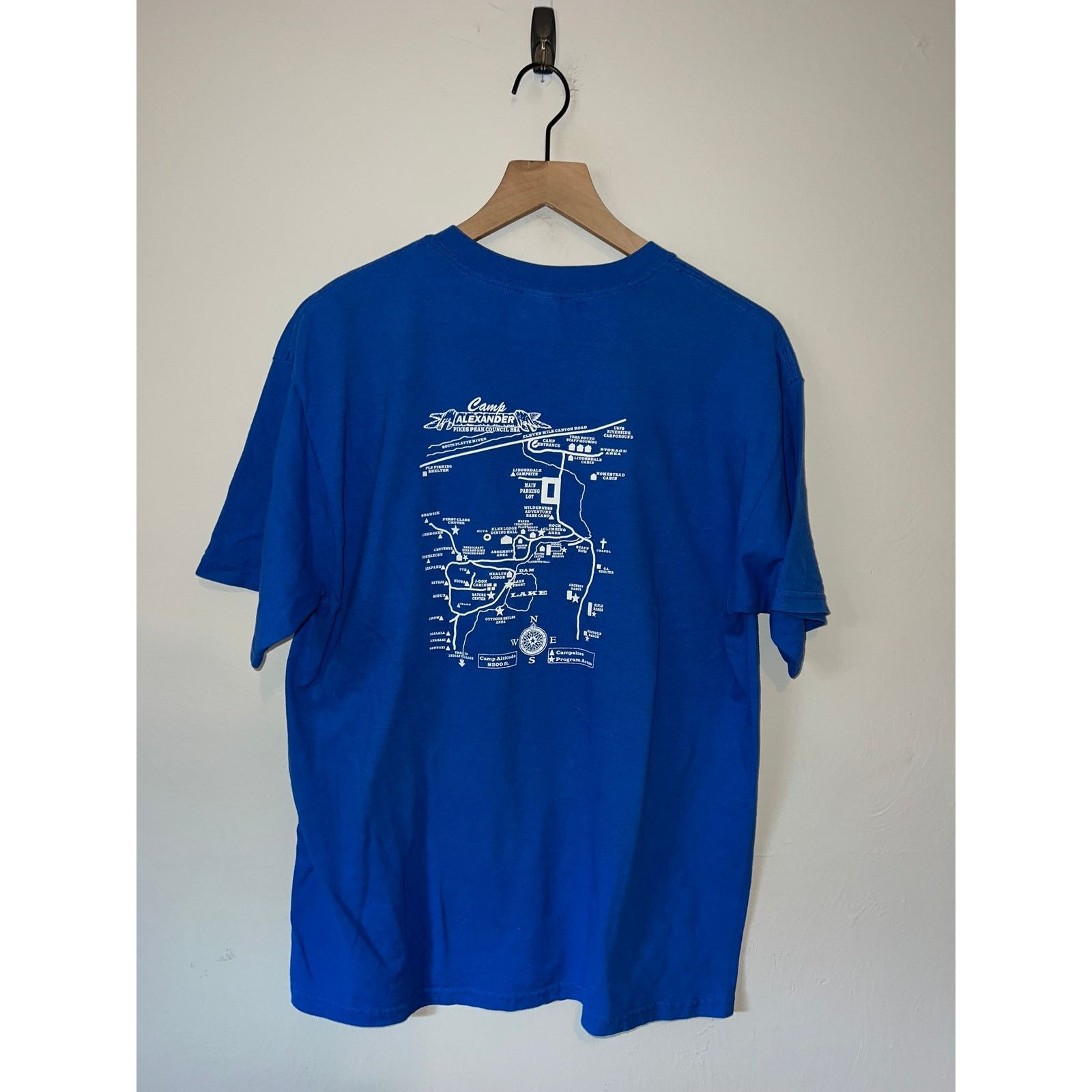 Gildan Vintage Boy Scouts Shirt Camp Alexander Pikes Peak Council L Size US L / EU 52-54 / 3 - 1 Thumbnail