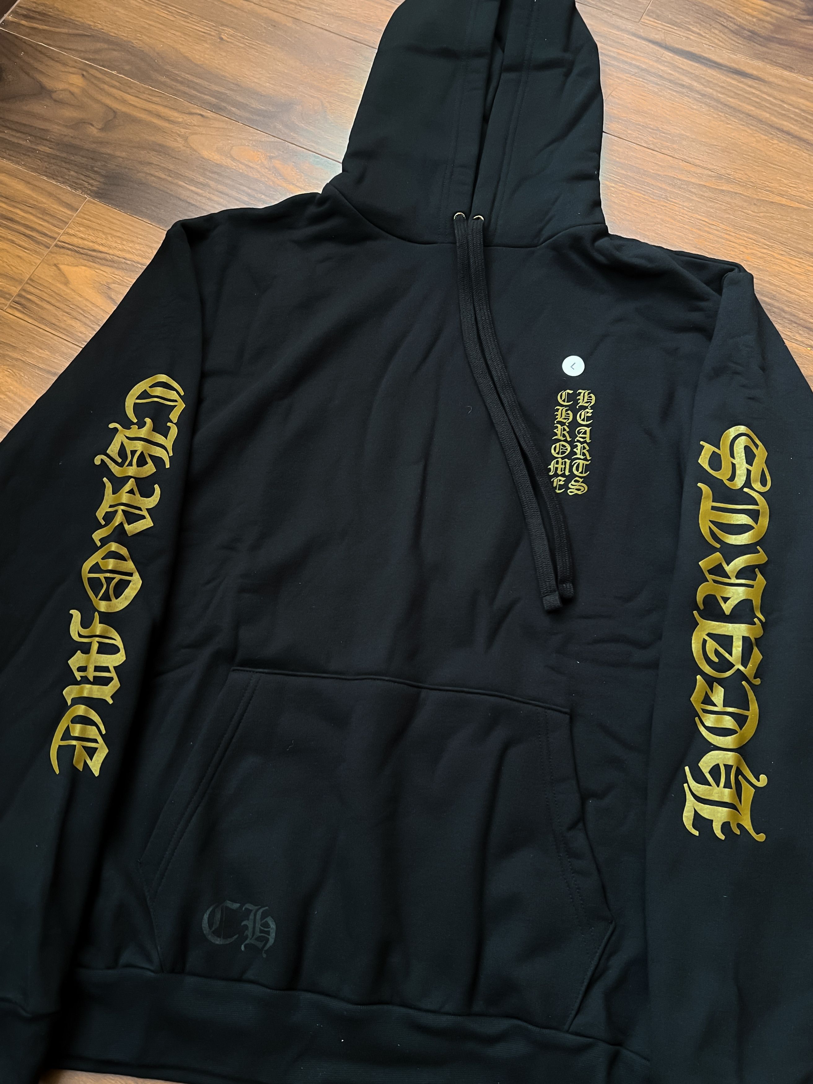 Chrome Hearts Chrome Hearts Vertical Logo Hoodie Size L Size US L / EU 52-54 / 3 - 4 Thumbnail