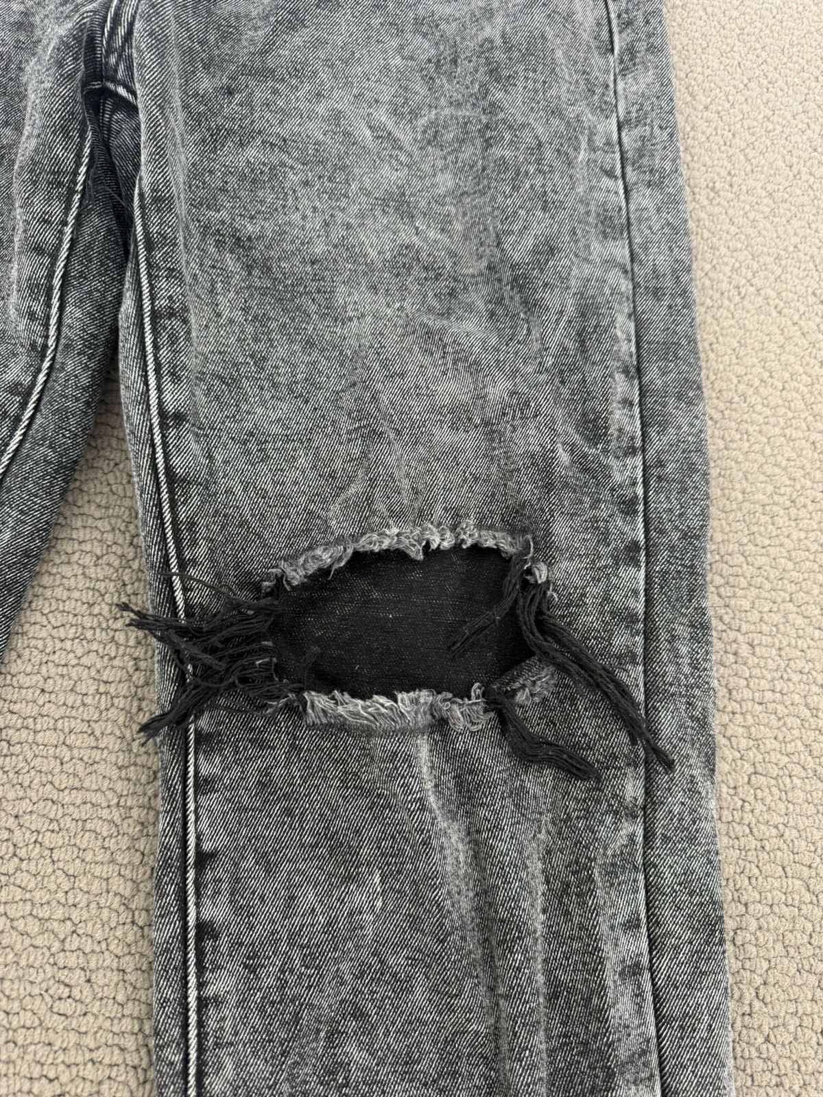 PrettyLittleThing LADIES BLACK JEANS Size 28" / US 6 / IT 42 - 2 Thumbnail