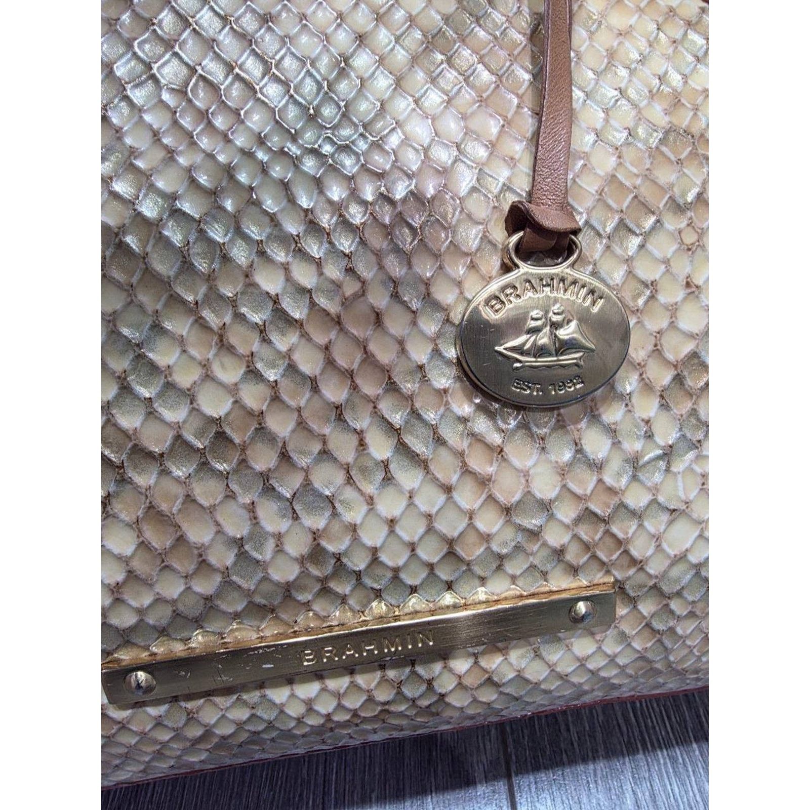 BRAHMIN Brahmin Shoulder bag Hartford Neutral Handbag Bag B000562 Size ONE SIZE - 10 Thumbnail