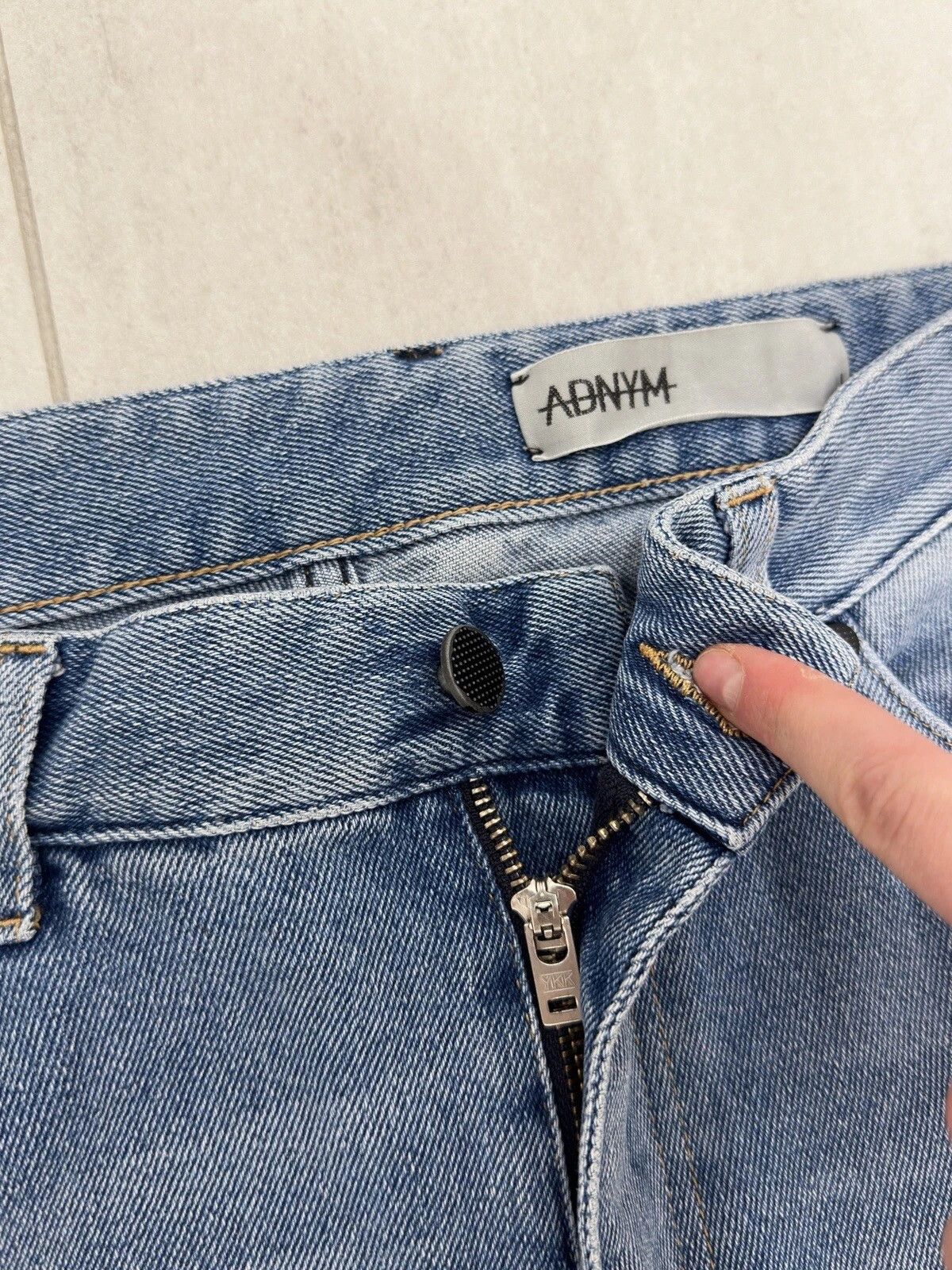 ADNYM ATELIER ADNYM ATELIER UNISEX JEANS BLUE PANTS MENS size 31 L ITALY Size US 31 - 7 Thumbnail