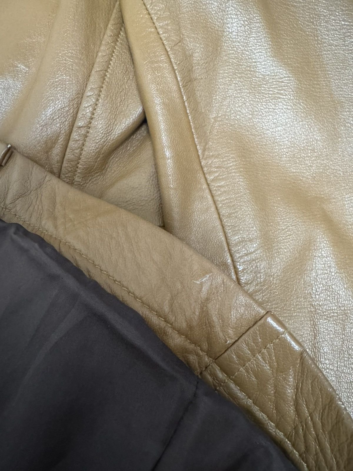 Jean Paul Gaultier Jean Paul Gaultier Early 2000s Leather Blazer Size US S / EU 44-46 / 1 - 19 Thumbnail