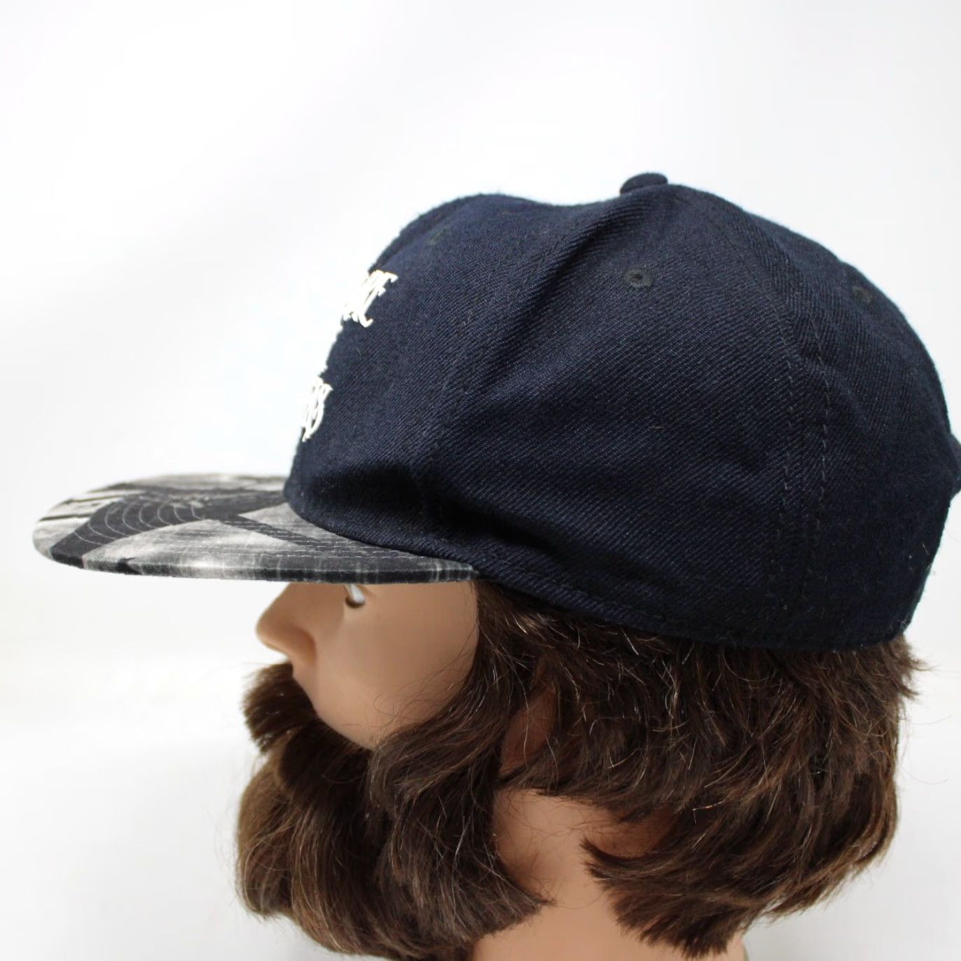 Disney Disney Nightmare Before Christmas Hat Adult Snapback Black Baseball Cap Size ONE SIZE - 4 Thumbnail