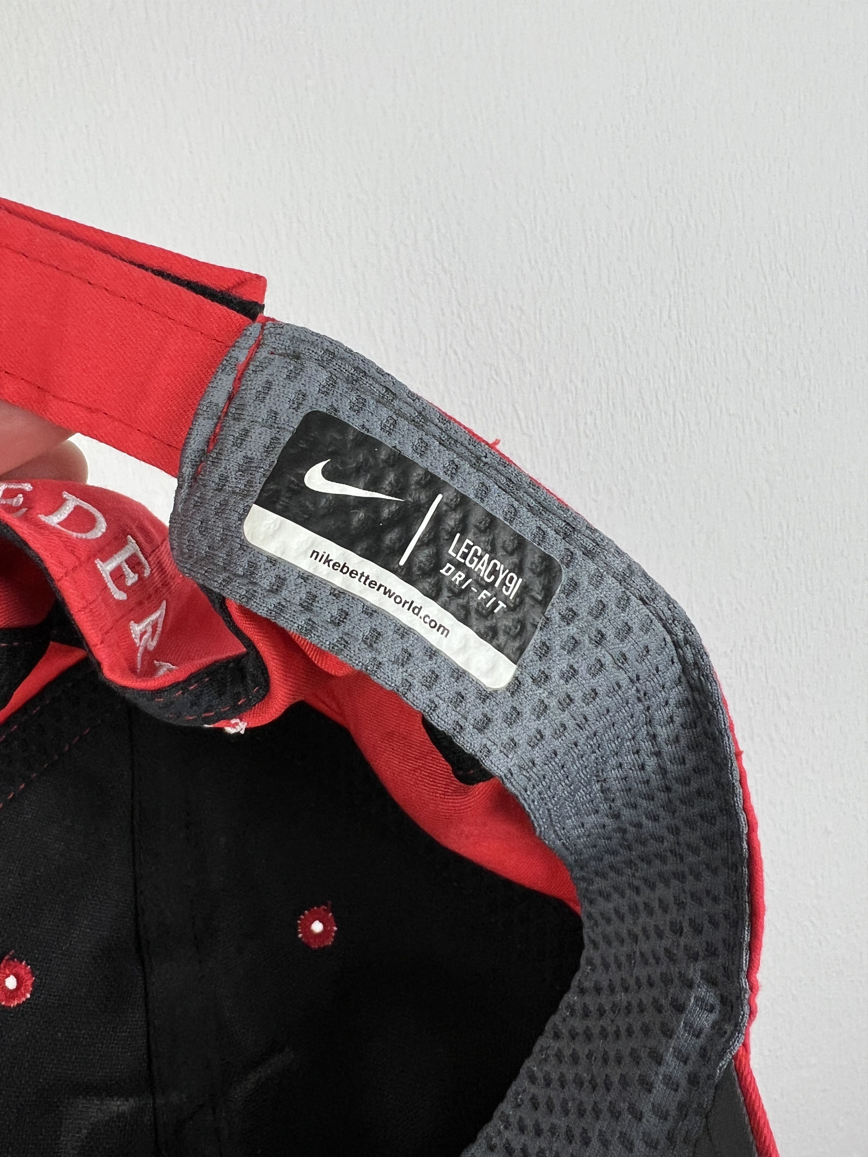 Nike RF Roger Federer Nike Dri-FIT Tennis Cap Red Snapback Hat Size ONE SIZE - 9 Thumbnail
