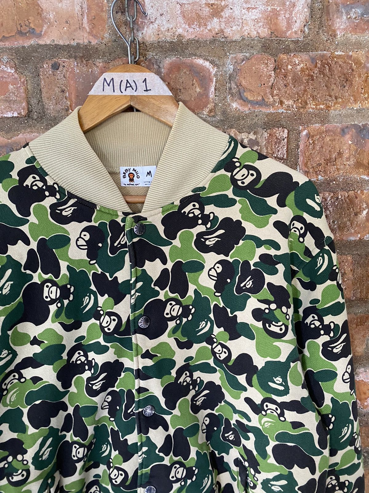 Bape × Nigo OG 2006 Bape Baby Milo ABC camo sweat varsity Size US L / EU 52-54 / 3 - 5 Thumbnail