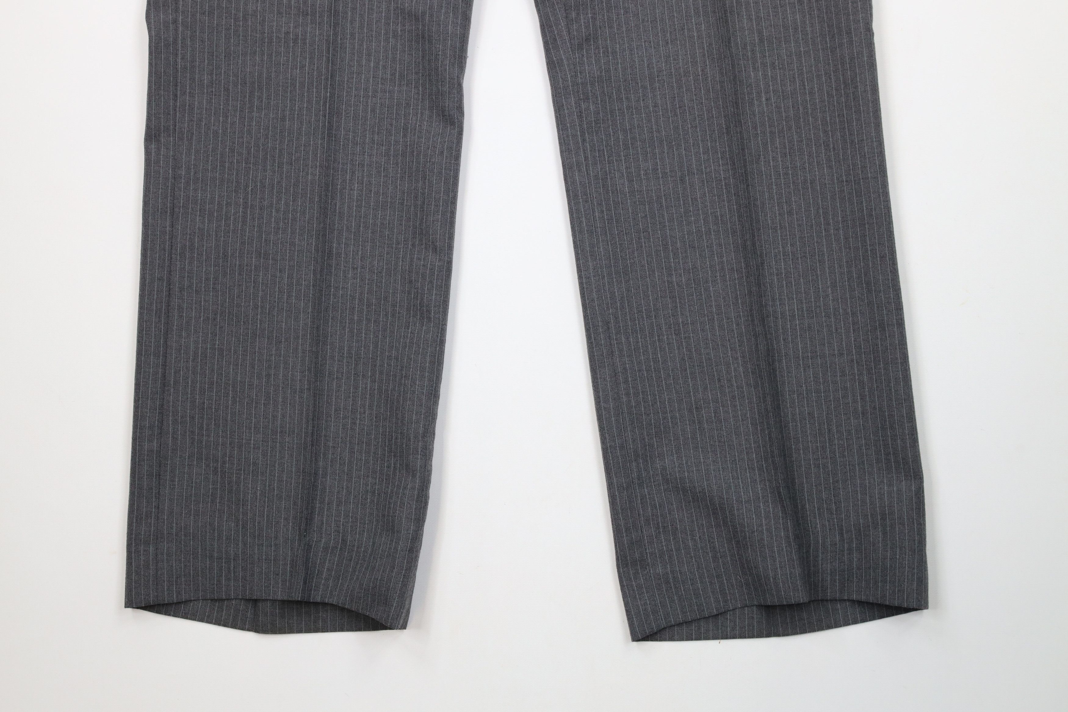 Vintage Vintage 70s Streetwear Pinstriped Bell Bottoms Chino Pants Size US 42 / EU 58 - 4 Thumbnail
