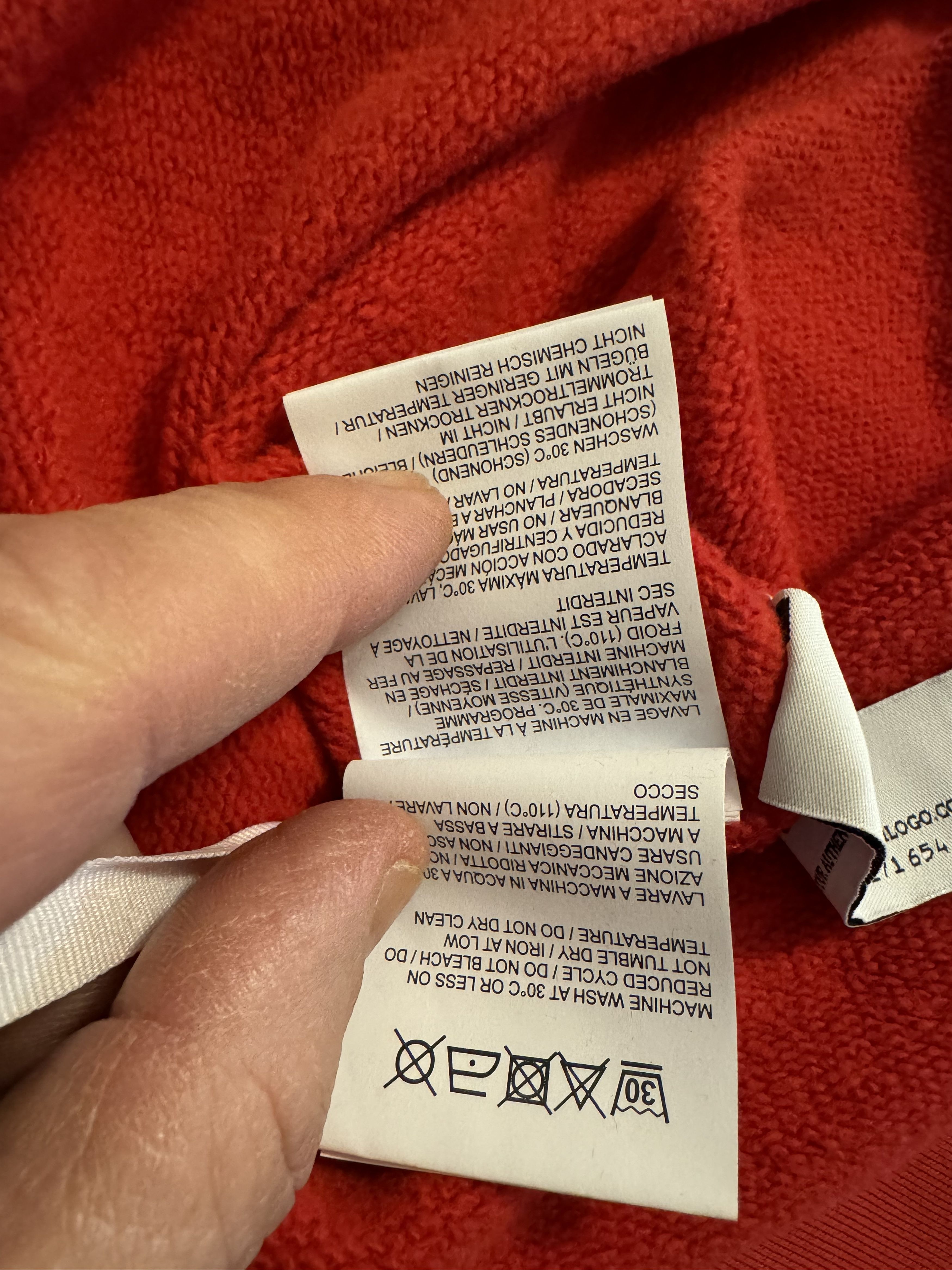 Off-White Off-White Arrows-print logo hoodie red Size US XL / EU 56 / 4 - 6 Thumbnail