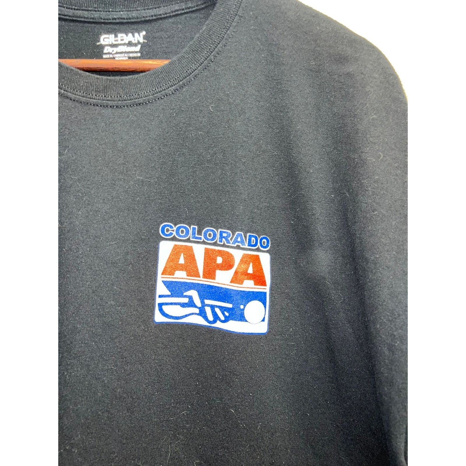 Gildan APA Champion Shirt 8 Ball Pool 2012 Spring Black Tee XL Size US XL / EU 56 / 4 - 3 Thumbnail