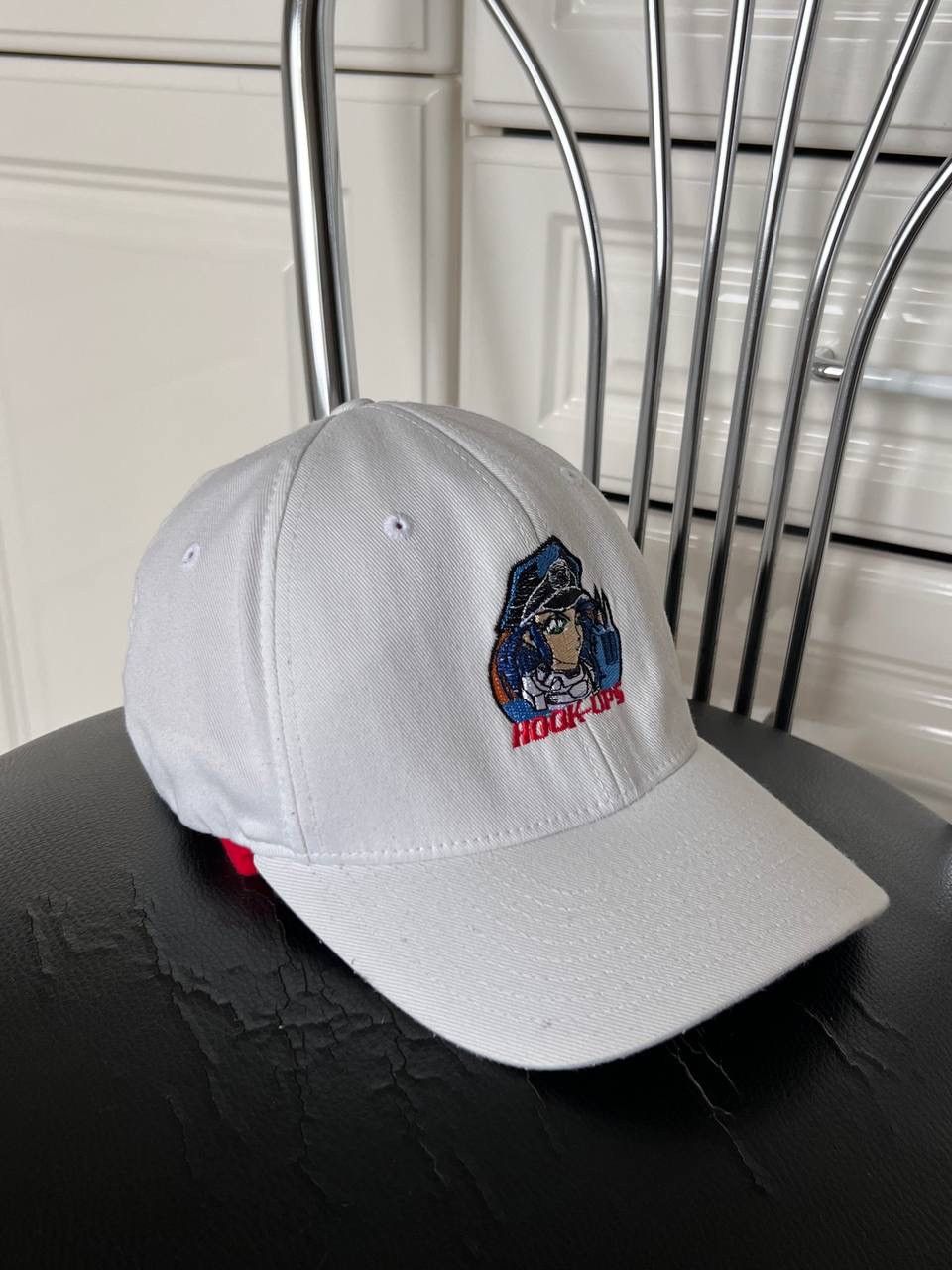 Hook-Ups Vintage Hook-Ups White Cap Hat Anime Super Assassin Girl 00s Size ONE SIZE - 2 Thumbnail