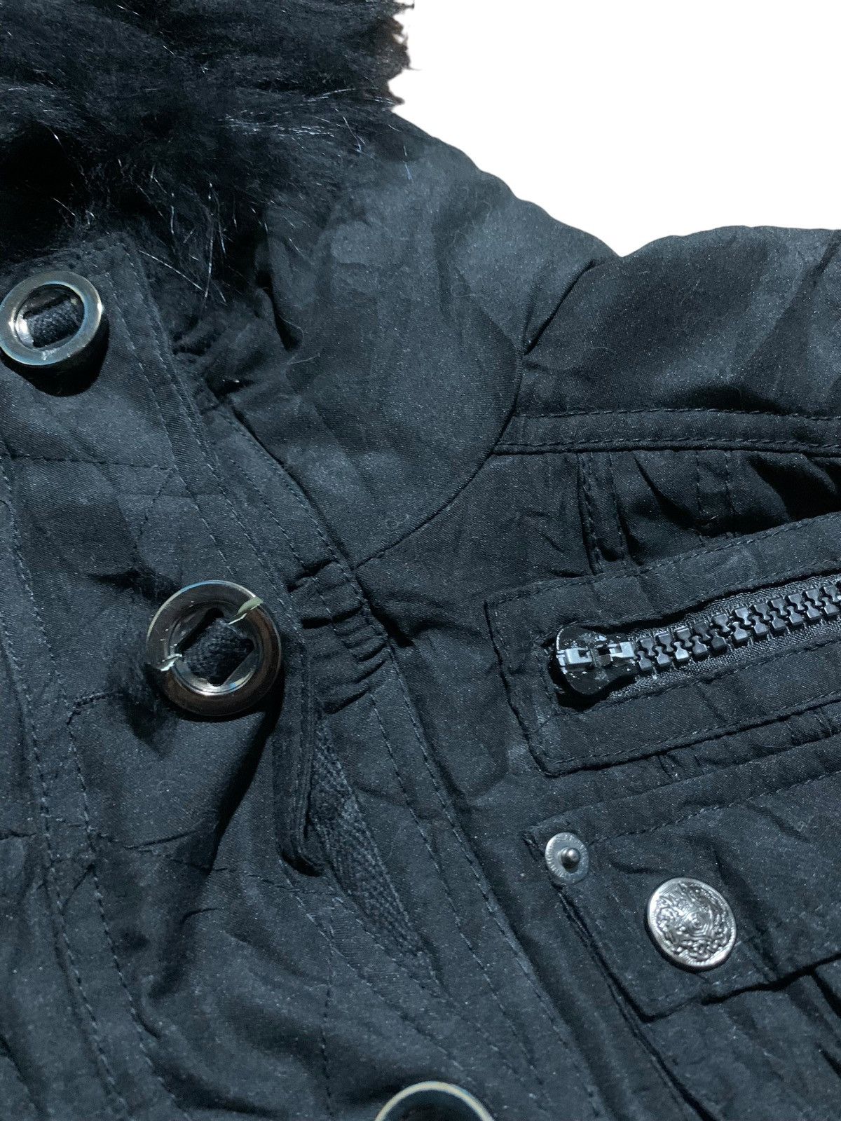If Six Was Nine Bondage raccoon fur jacket club club club LGB style Size US S / EU 44-46 / 1 - 7 Thumbnail