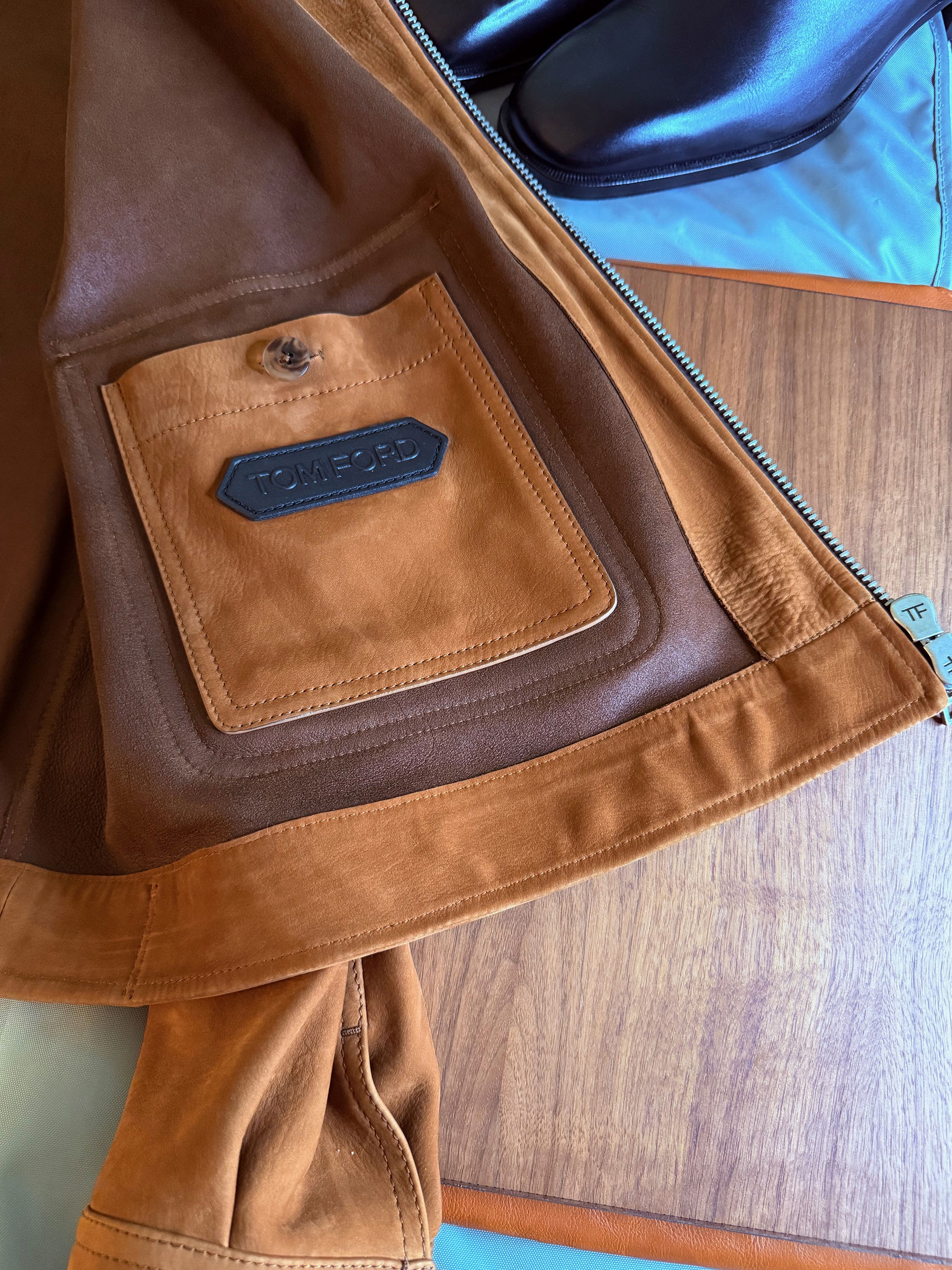 Tom Ford Fits smaller, A Menswear Grail, Rare Bovine Leather Jacket Size US XXL / EU 58 / 5 - 18 Thumbnail