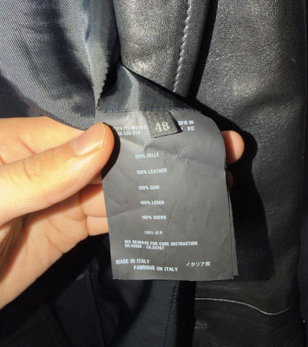 Prada PRADA LEATHER BLAZER JACKET Size US M / EU 48-50 / 2 - 7 Thumbnail