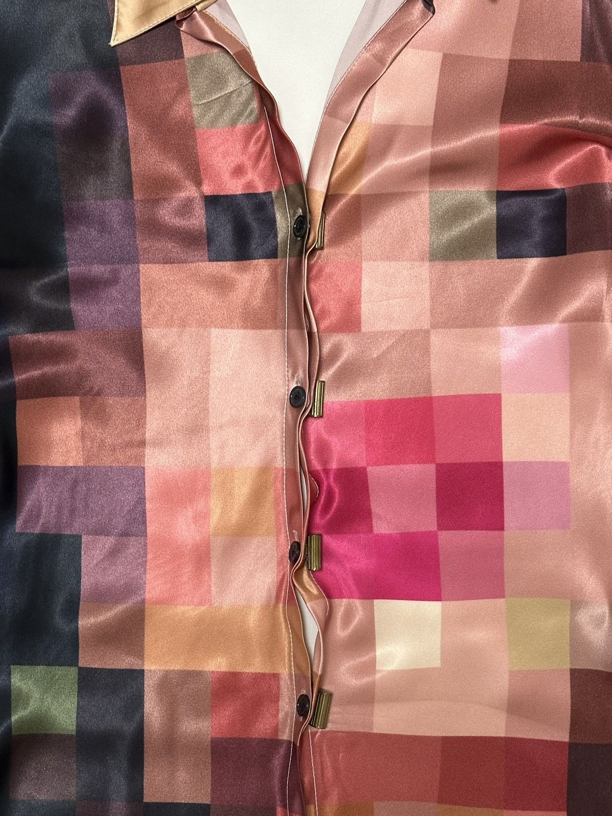 Marni MARNI Fall Winter 2019 Mosaicked Print Shirt Size S / US 4 / IT 40 - 4 Thumbnail