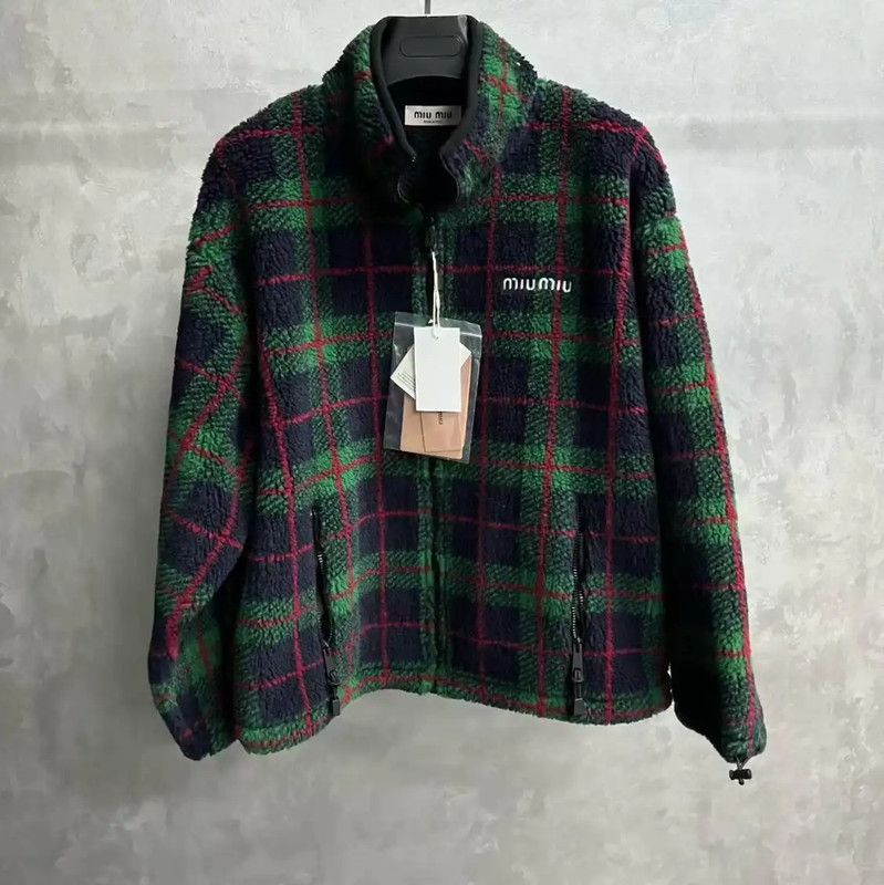 Miu Miu Miu Miu Green Cotton Women's Cardigan 0089 Size S / US 4 / IT 40 - 1 Thumbnail