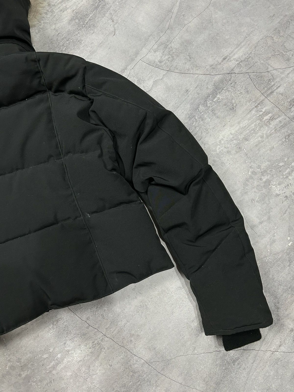 Canada Goose × Vintage Canada Goose Black Chilliwack Bomber Small Black Size S / US 4 / IT 40 - 12 Thumbnail