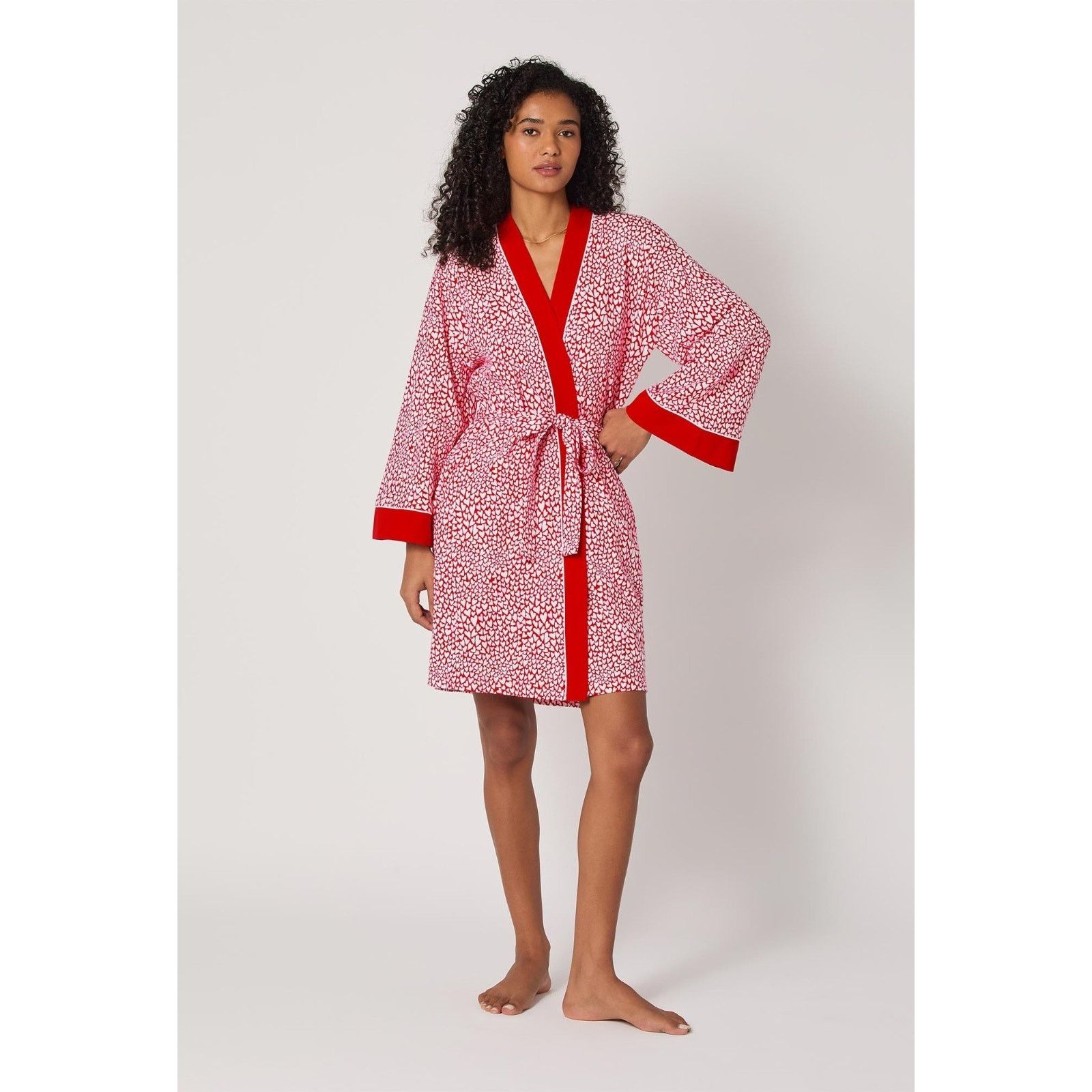 Other BedHead Cotton Blend Wrap Robe -Bursting With Love $108 L/XL Size L / US 10 / IT 46 - 1 Thumbnail