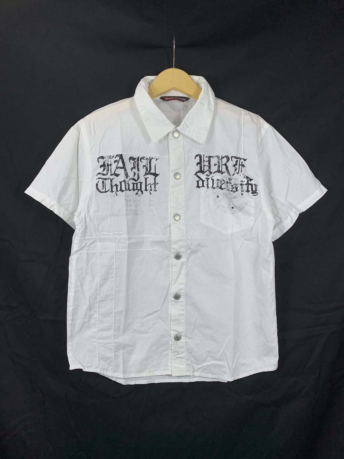 Hysteric Glamour Slash Number Japan Seditionaries Punk Gothic Shirt Size US L / EU 52-54 / 3 - 1 Thumbnail