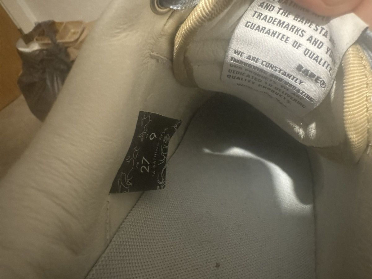 Bape Bape sta low #4 beige sky blue Size US 9 / EU 42 - 5 Thumbnail