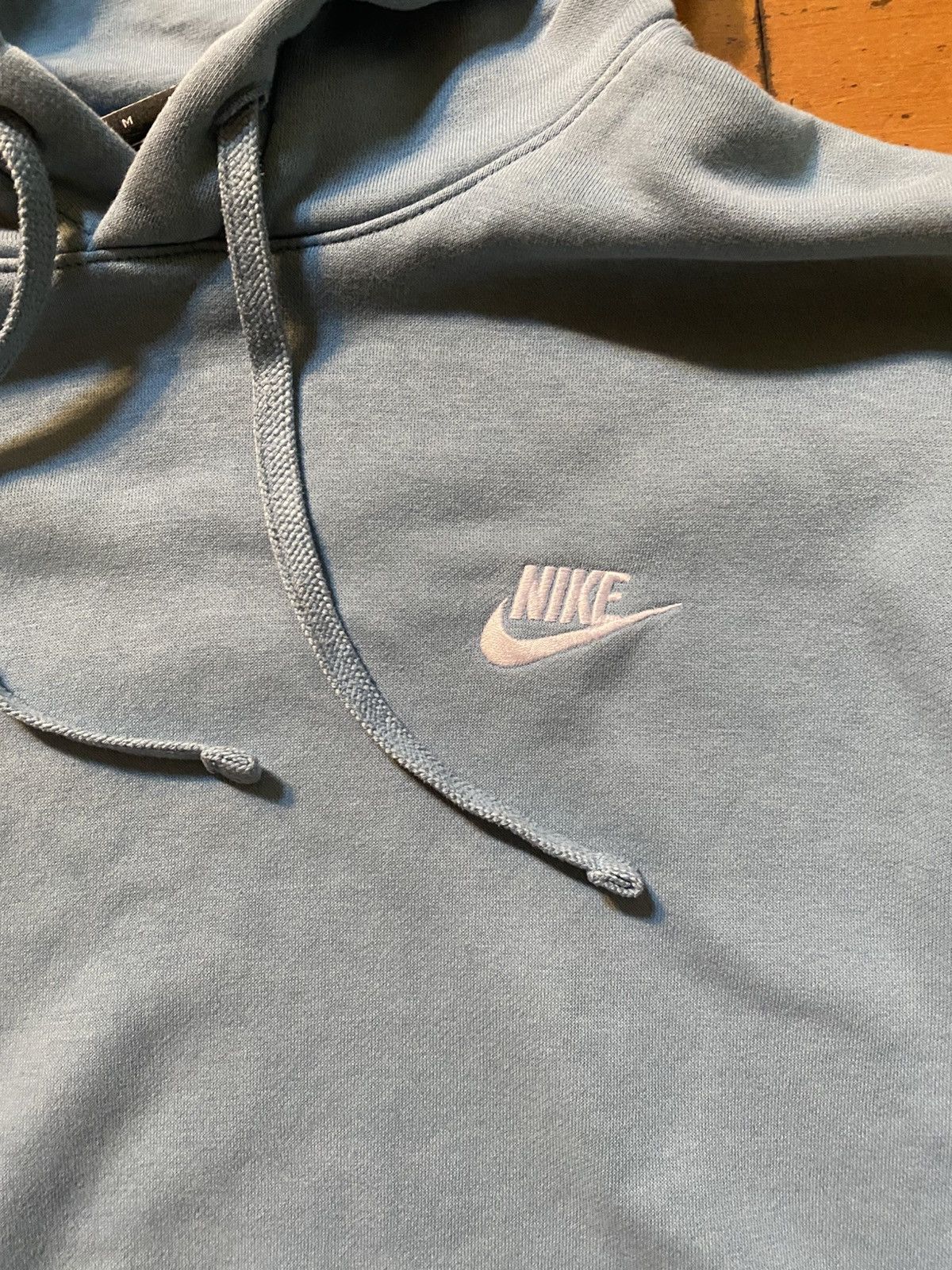 Nike × Vintage baby blue nike hoodie Size US M / EU 48-50 / 2 - 2 Thumbnail