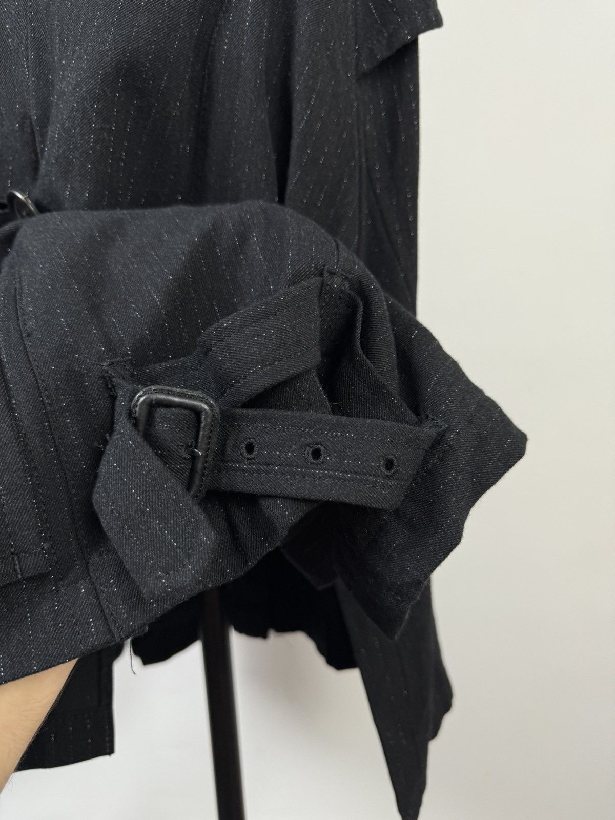 Junya Watanabe Junya Watanabe Wool Asymmetrical de-constructed trech skirt Size 30" / US 8 / IT 44 - 6 Thumbnail