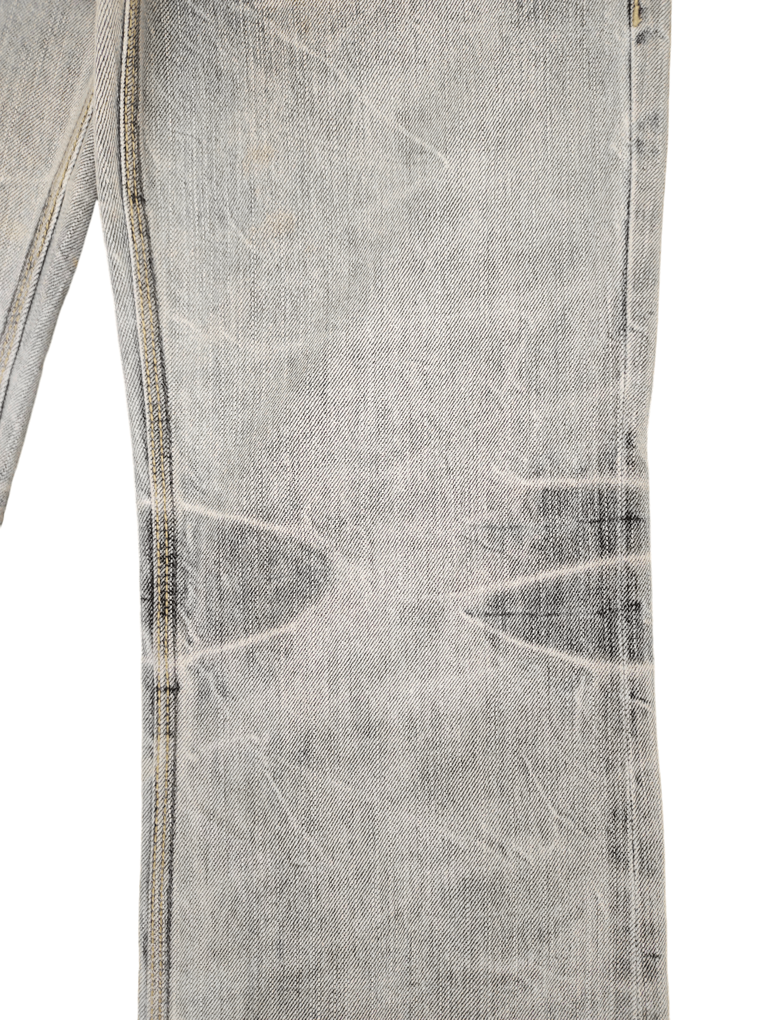 If Six Was Nine Flare Jeans Nicole Club Distress Faded Boot Cut Y2k Mudmax Size US 33 - 6 Thumbnail