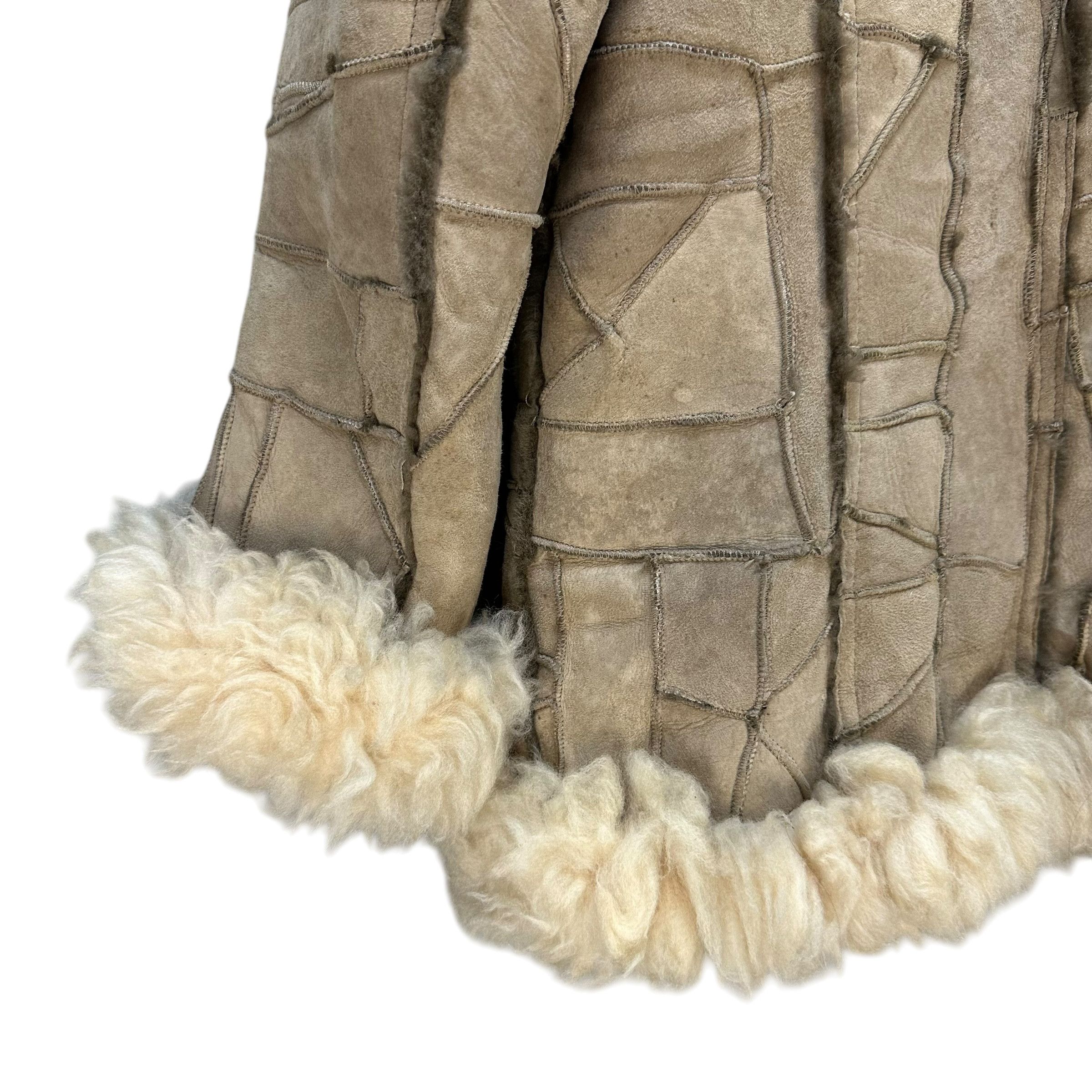 Vintage Vintage 90's Unbrand Sheepskin Fur Leather Jacket #A79-1910 Size S / US 4 / IT 40 - 12 Thumbnail