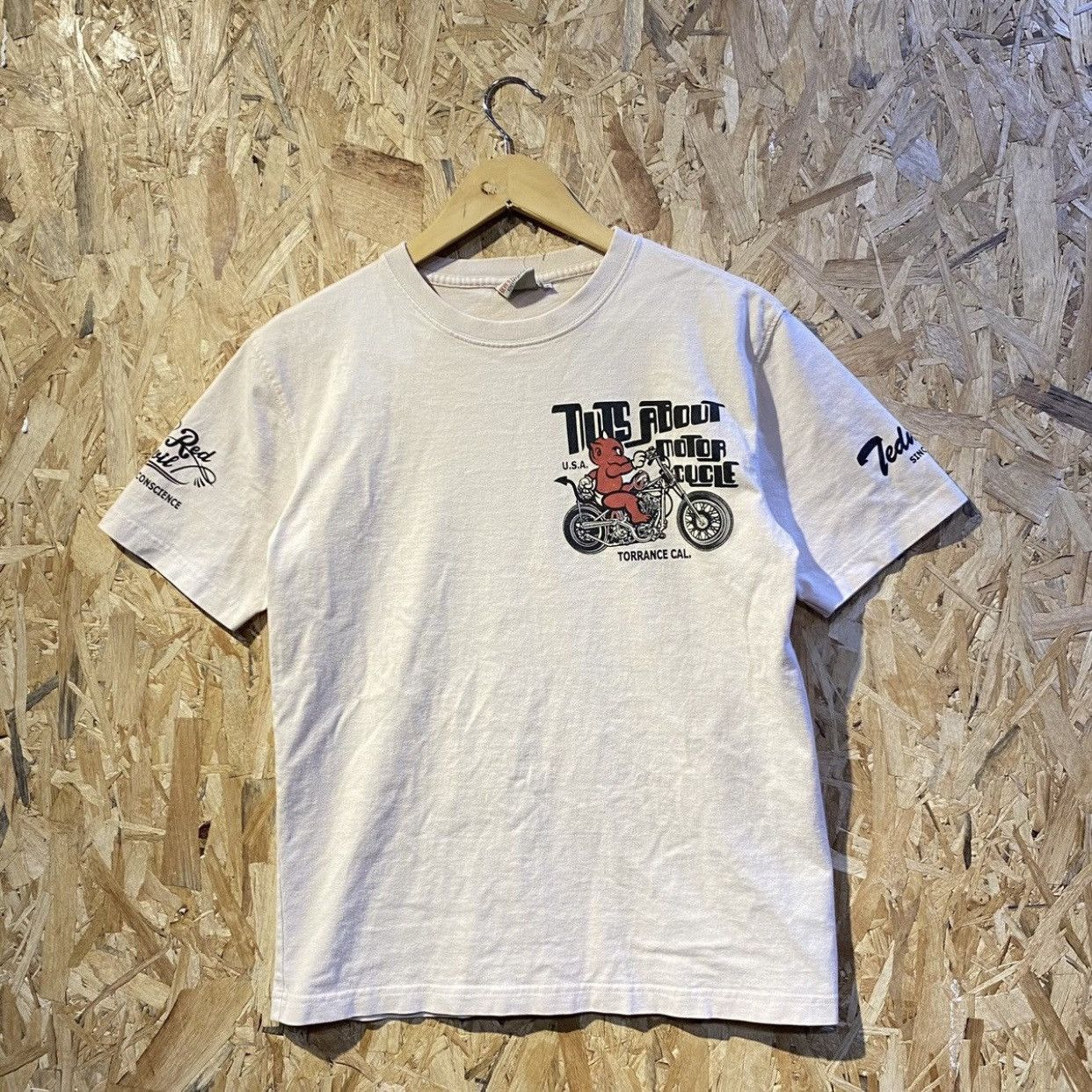 Japanese Brand × Tedman Ted company Nots About Motorcycle lucky red devil y2k tee Size US S / EU 44-46 / 1 - 2 Thumbnail