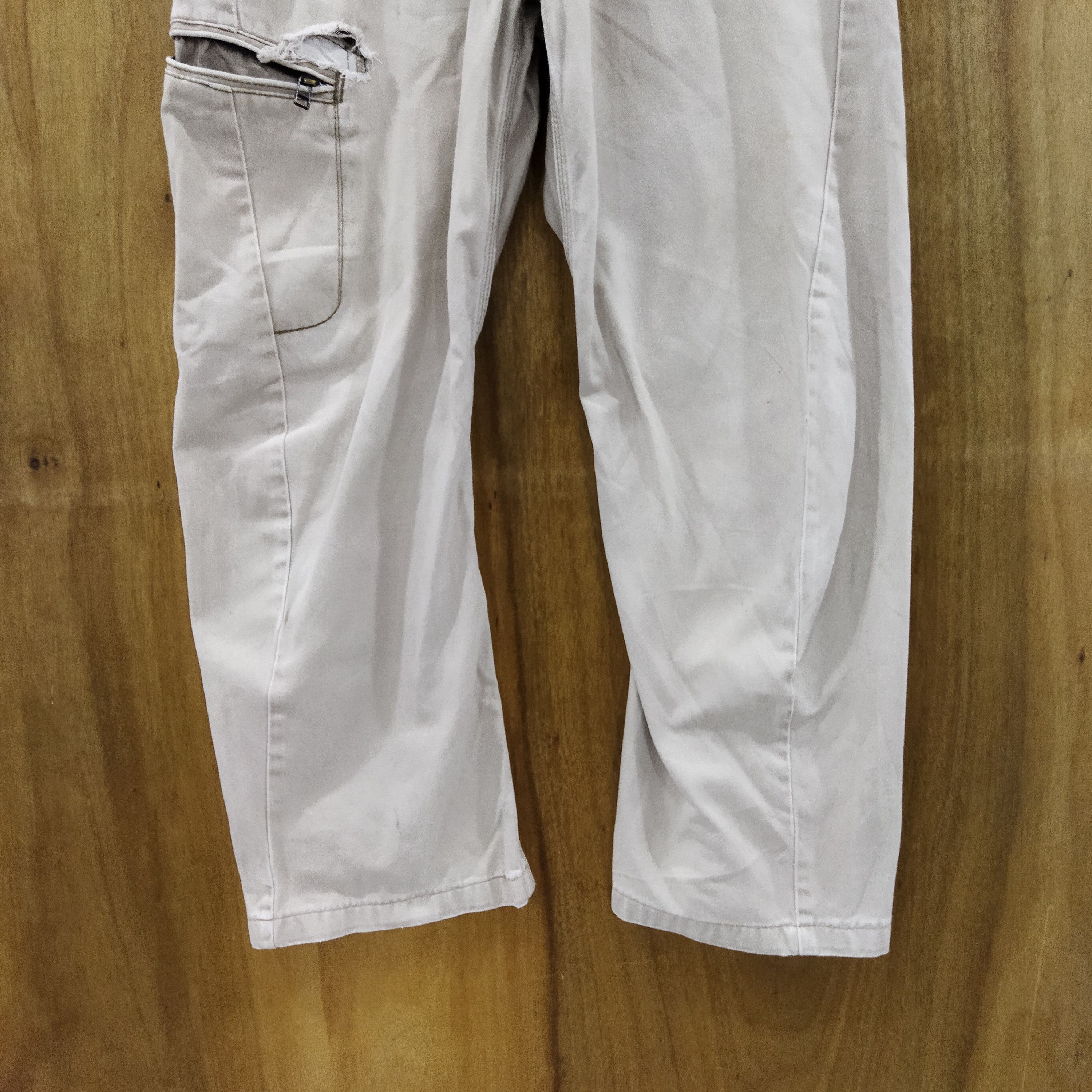 Japanese Brand EVENRIVER FADED DARK CREAM CARGO PANTS Size US 30 / EU 46 - 3 Thumbnail