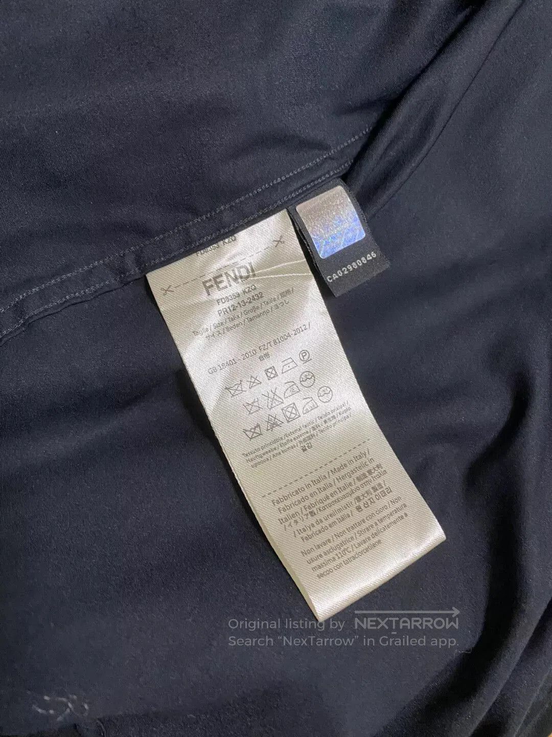 Fendi Fendi Little Monster Silk Long-Sleeve Shirt. Size US S / EU 44-46 / 1 - 5 Thumbnail