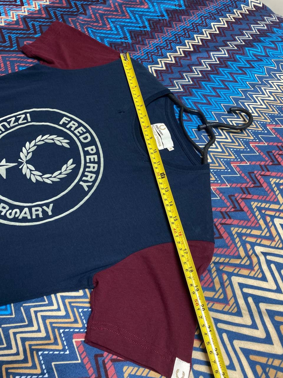 Fred Perry × Vintage Fred Perry Mens Vintage 90s Short Sleeve T-Shirt Crew Size US S / EU 44-46 / 1 - 16 Thumbnail