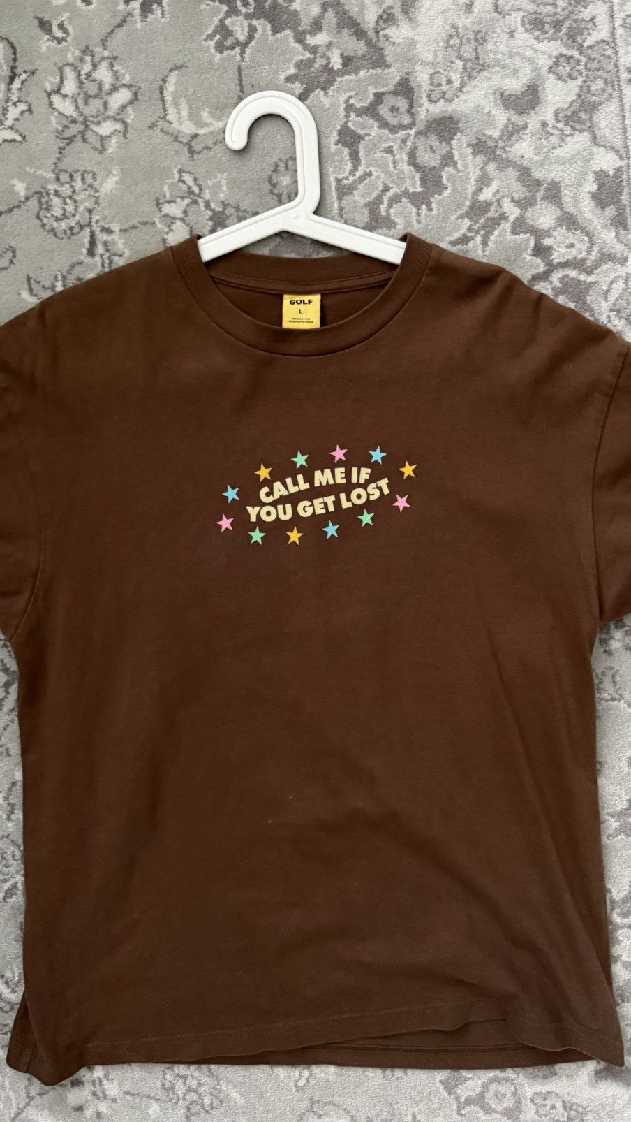 Golf Wang Golf Wang Call Me If You Get Lost Tee Brown L Size US L / EU 52-54 / 3 - 1 Thumbnail