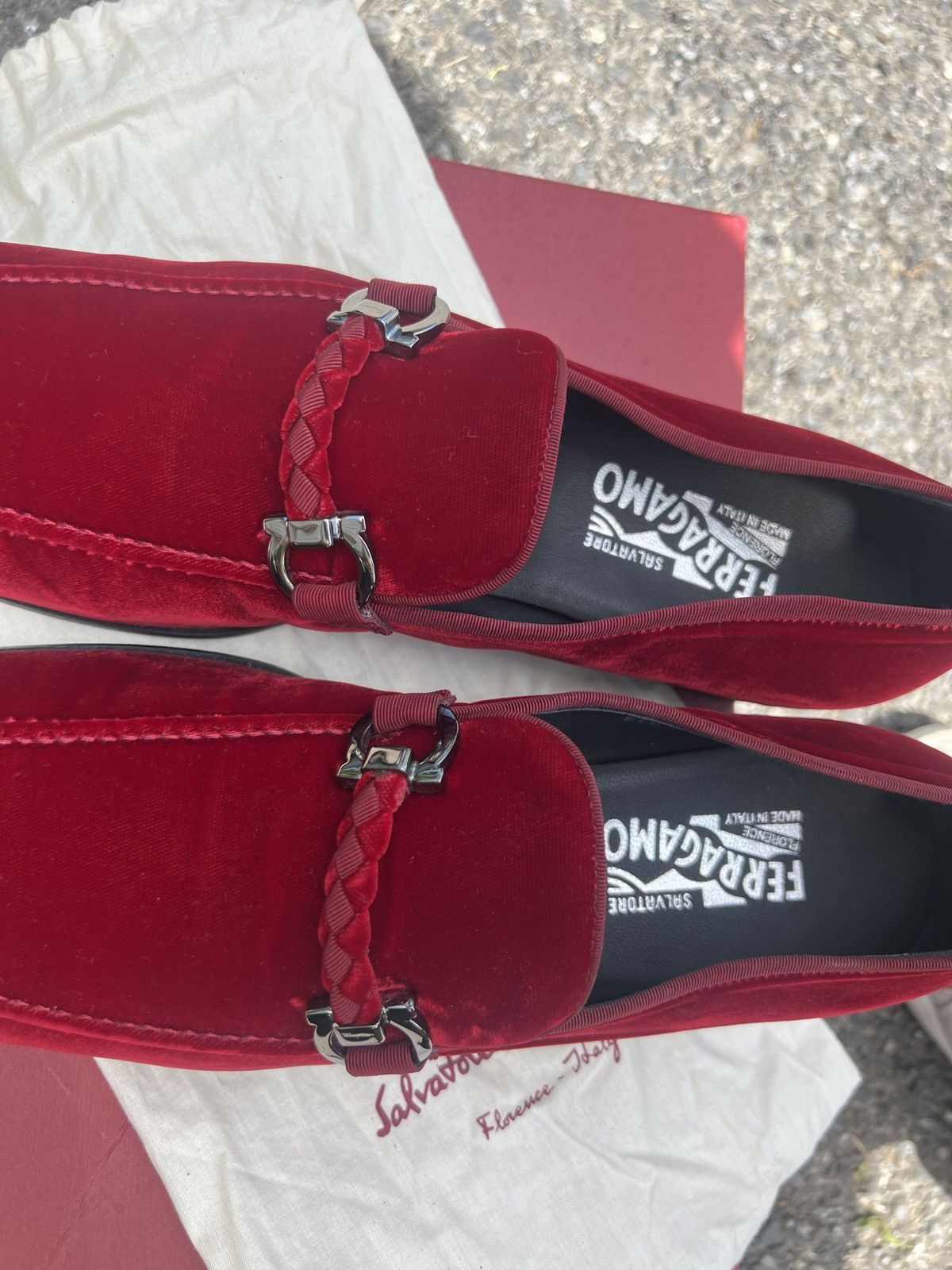 Lord 2 Red Velvet Slip On