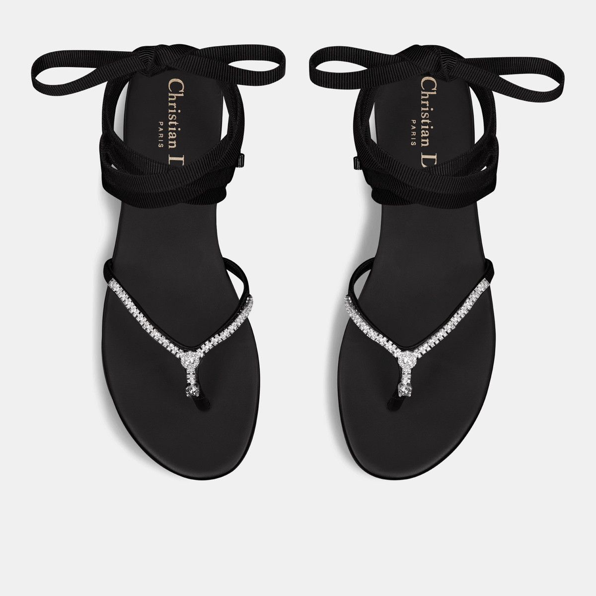 Dior o1bcso1str0225 Sunset Thong Sandal in Black Size US 6 / IT 36 - 4 Thumbnail