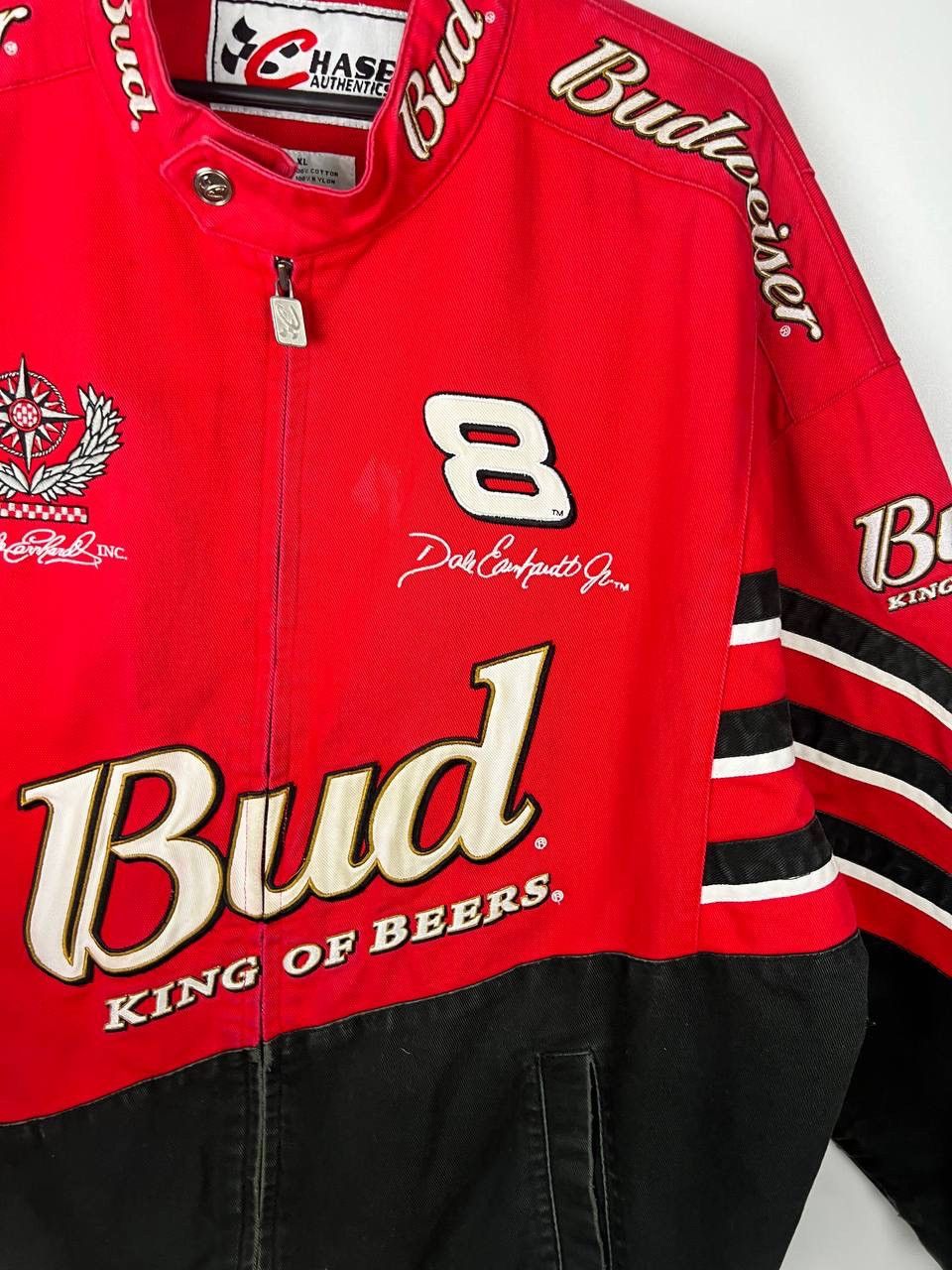 Vintage Budweiser NASCAR 90s racing jacket size XL Size US XL / EU 56 / 4 - 8 Thumbnail