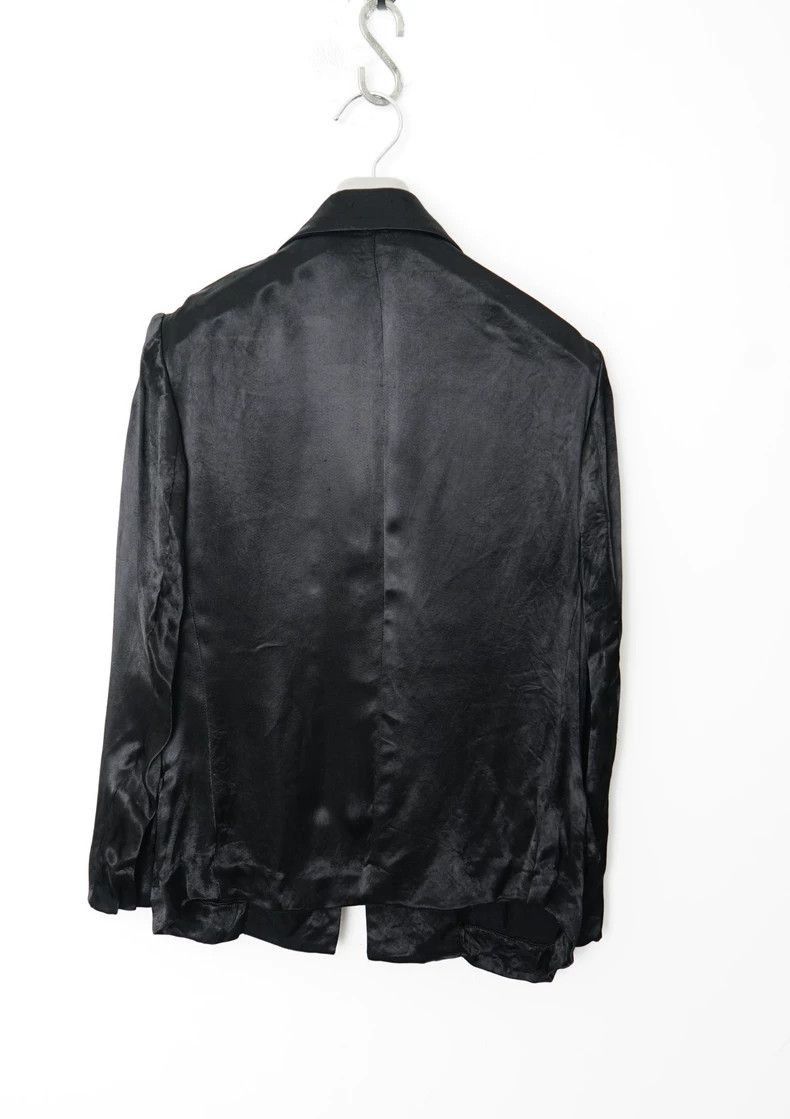 Yohji Yamamoto Yohji Yamamoto Yohji Yamamoto Silk Jacket with Button Clos Size US M / EU 48-50 / 2 - 5 Thumbnail